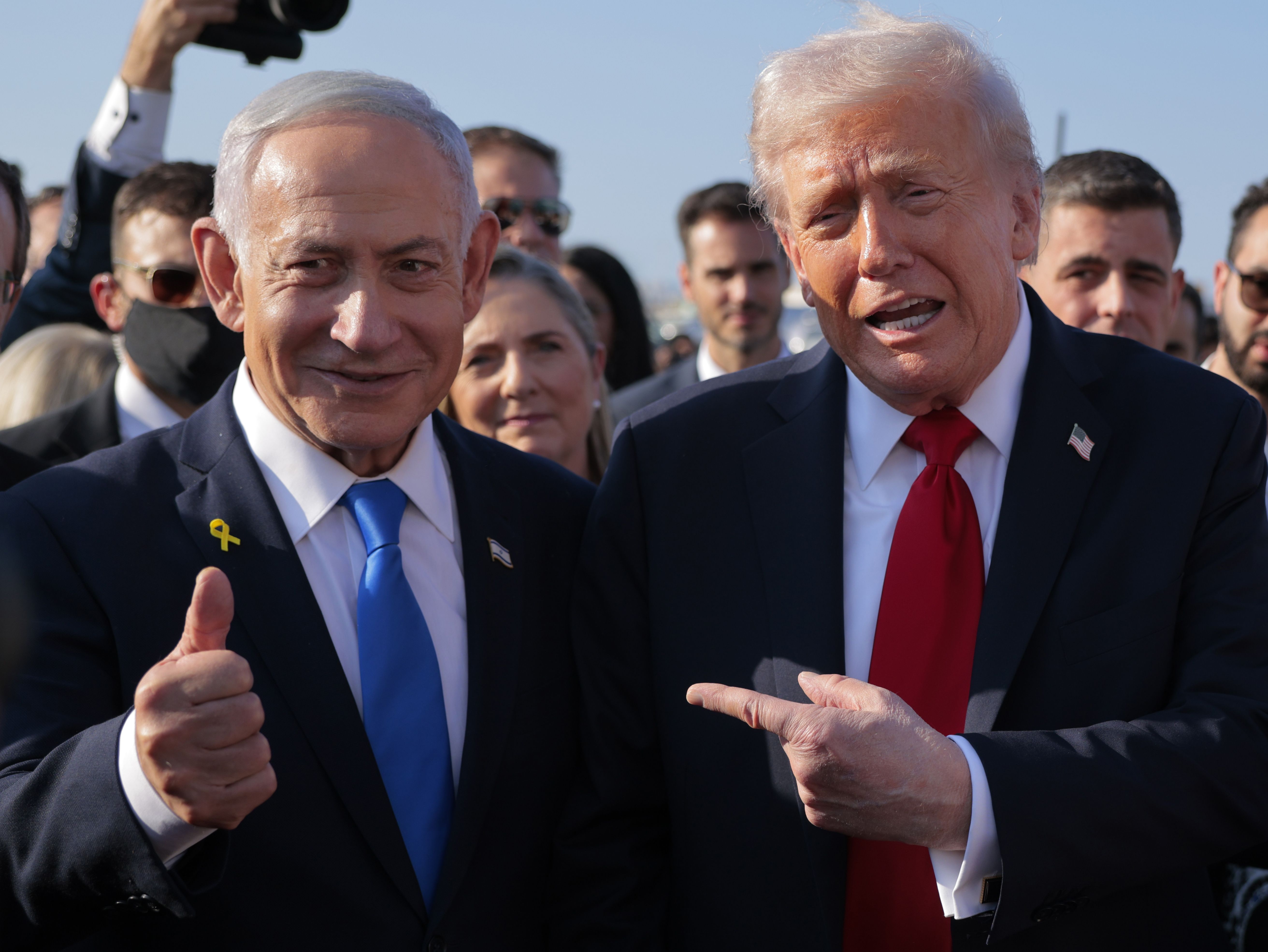 President Trump with Benjamin Netanyahu during a trip to Israel last month.