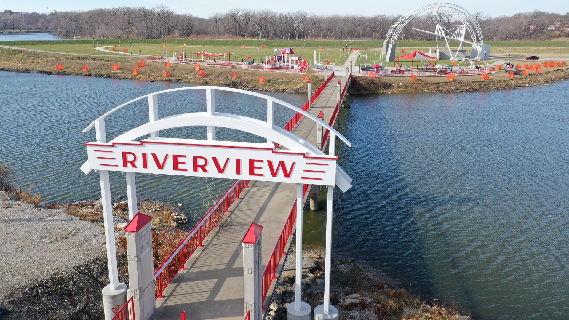 A photo of Riverview Park in Des Moines.