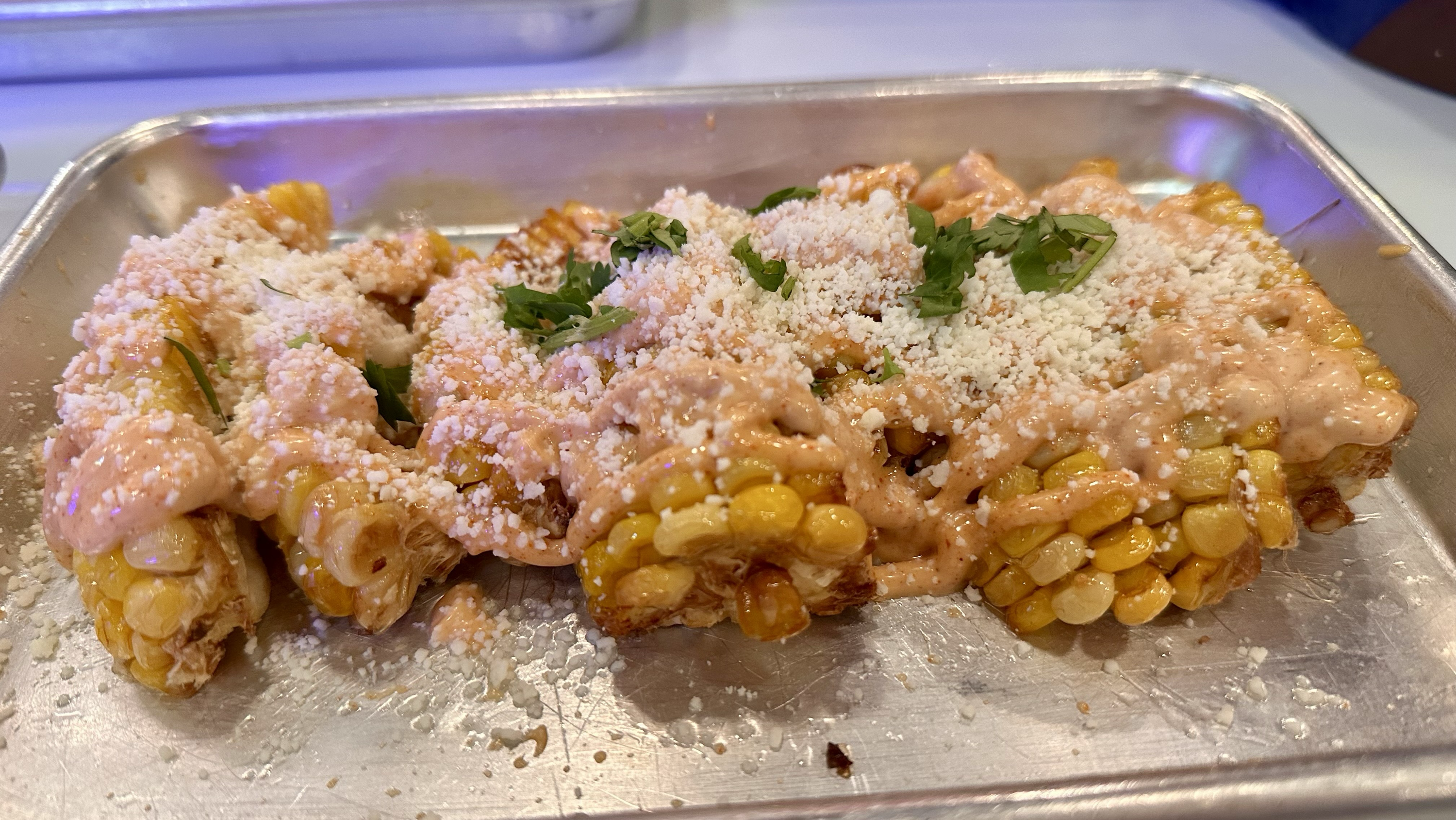 Five pieces of corn ribs