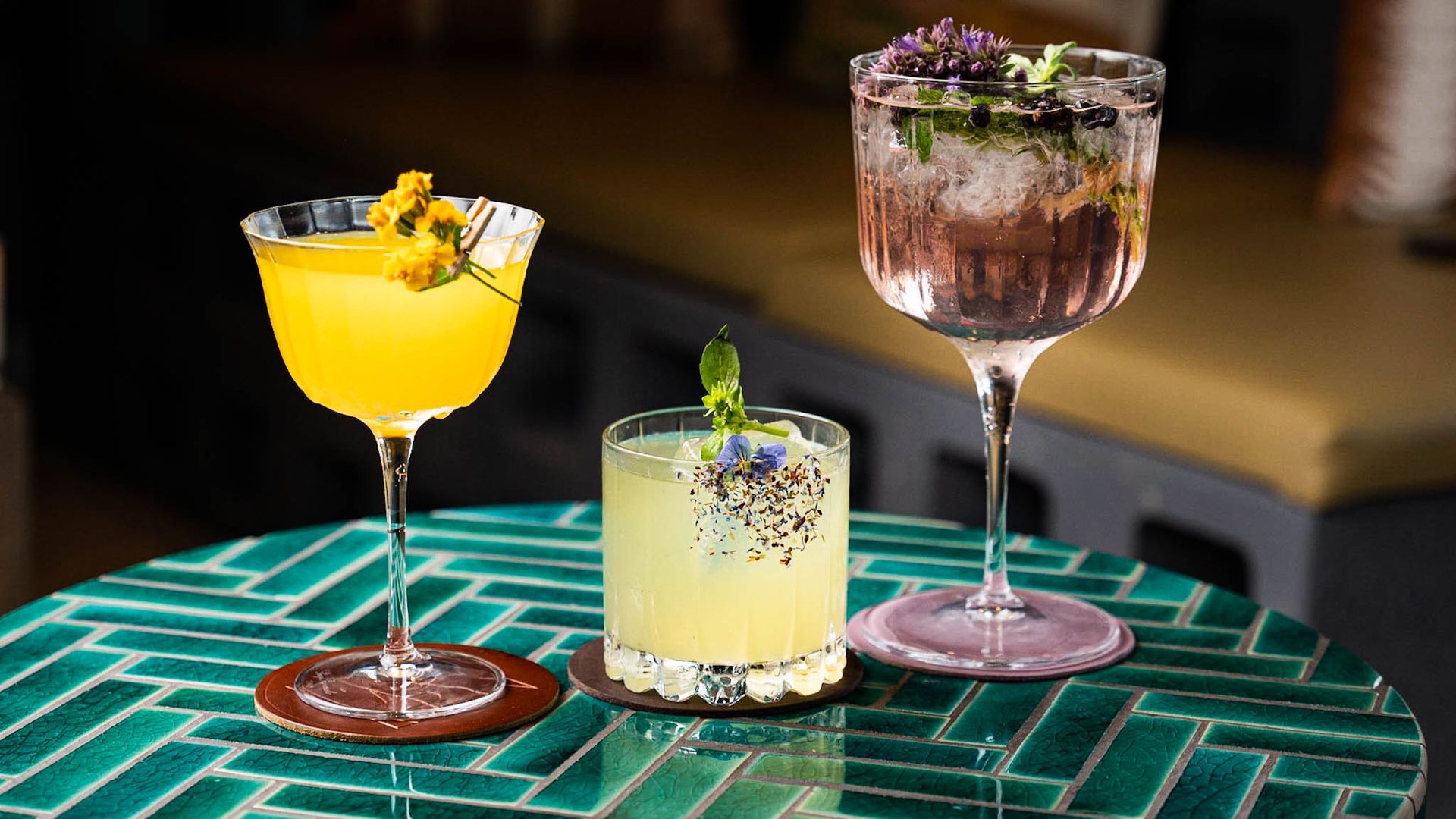 Cocktails at Vera, a Mexican-Lebanese restaurant in D.C.