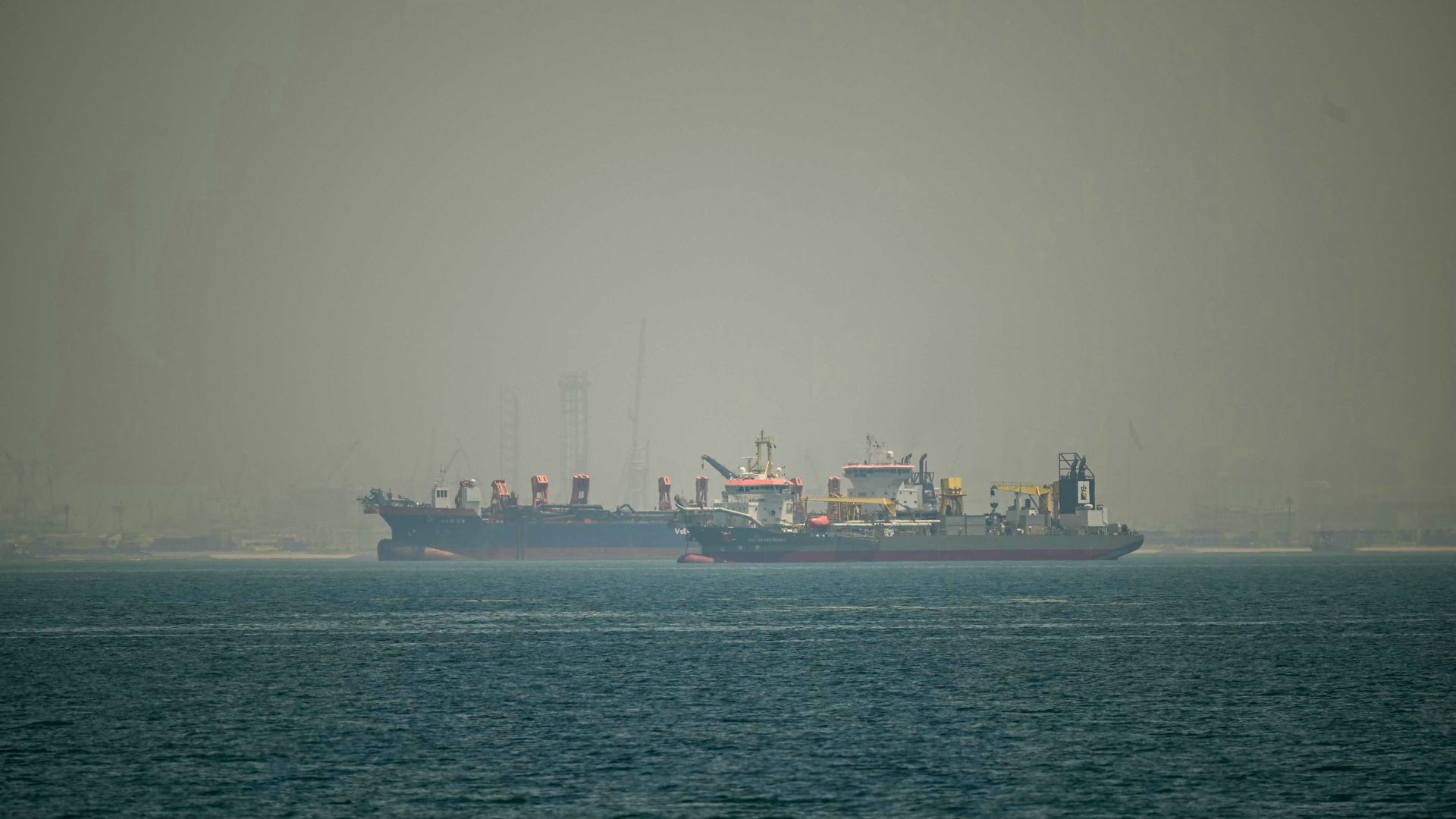 Ships near Dubai