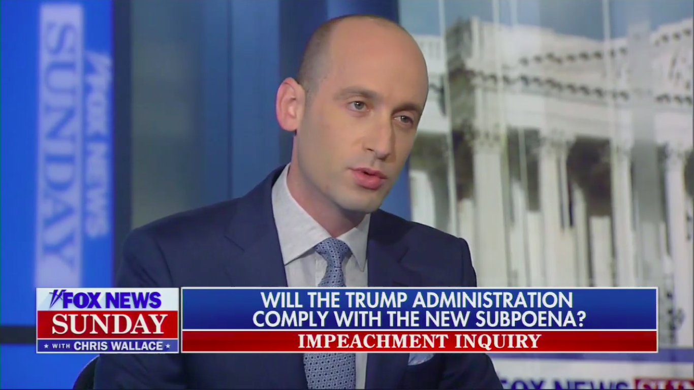 Without evidence, Stephen Miller claims whistleblower is a 