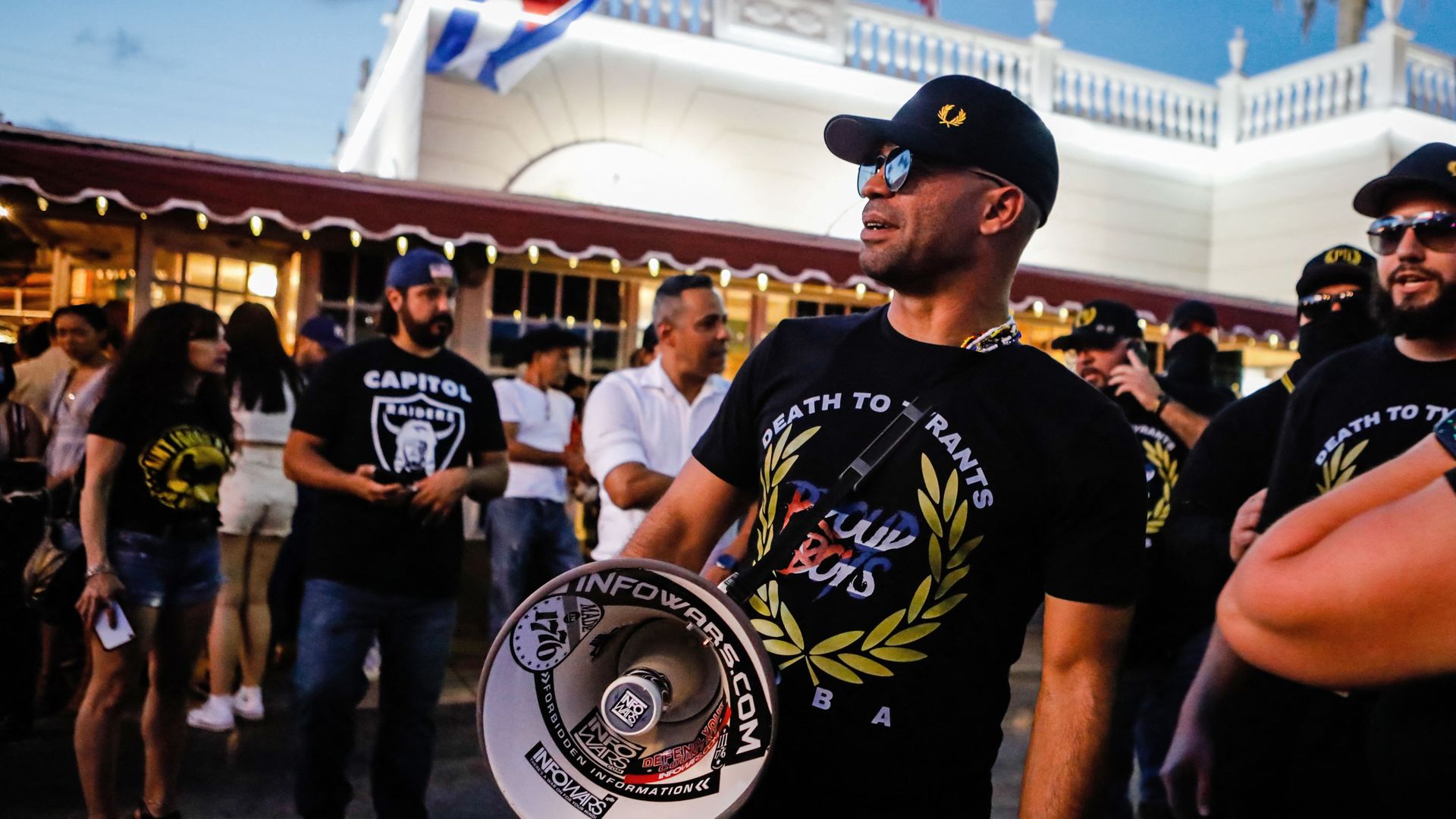 Enrique Tarrio, leader of The Proud Boys