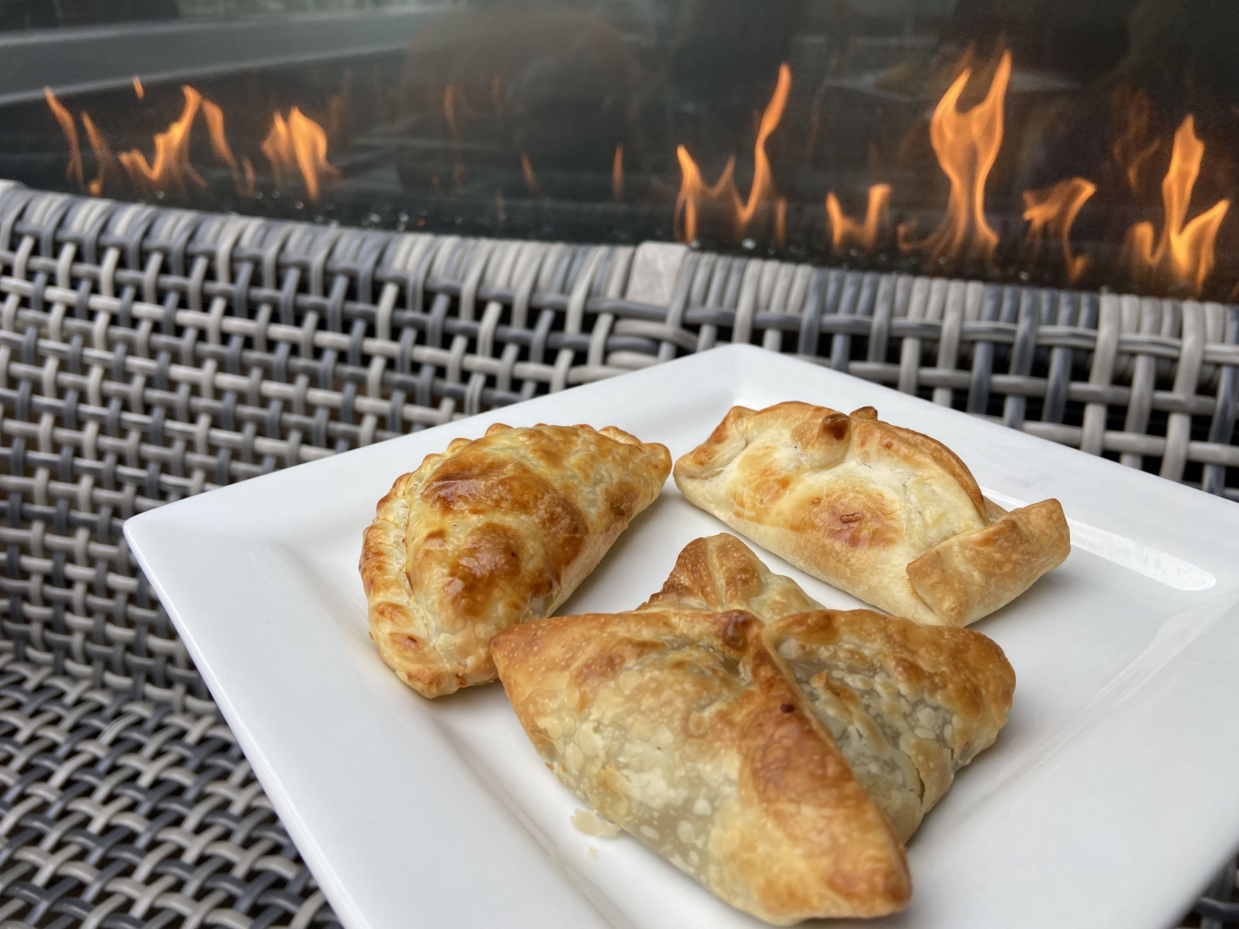 three empanadas