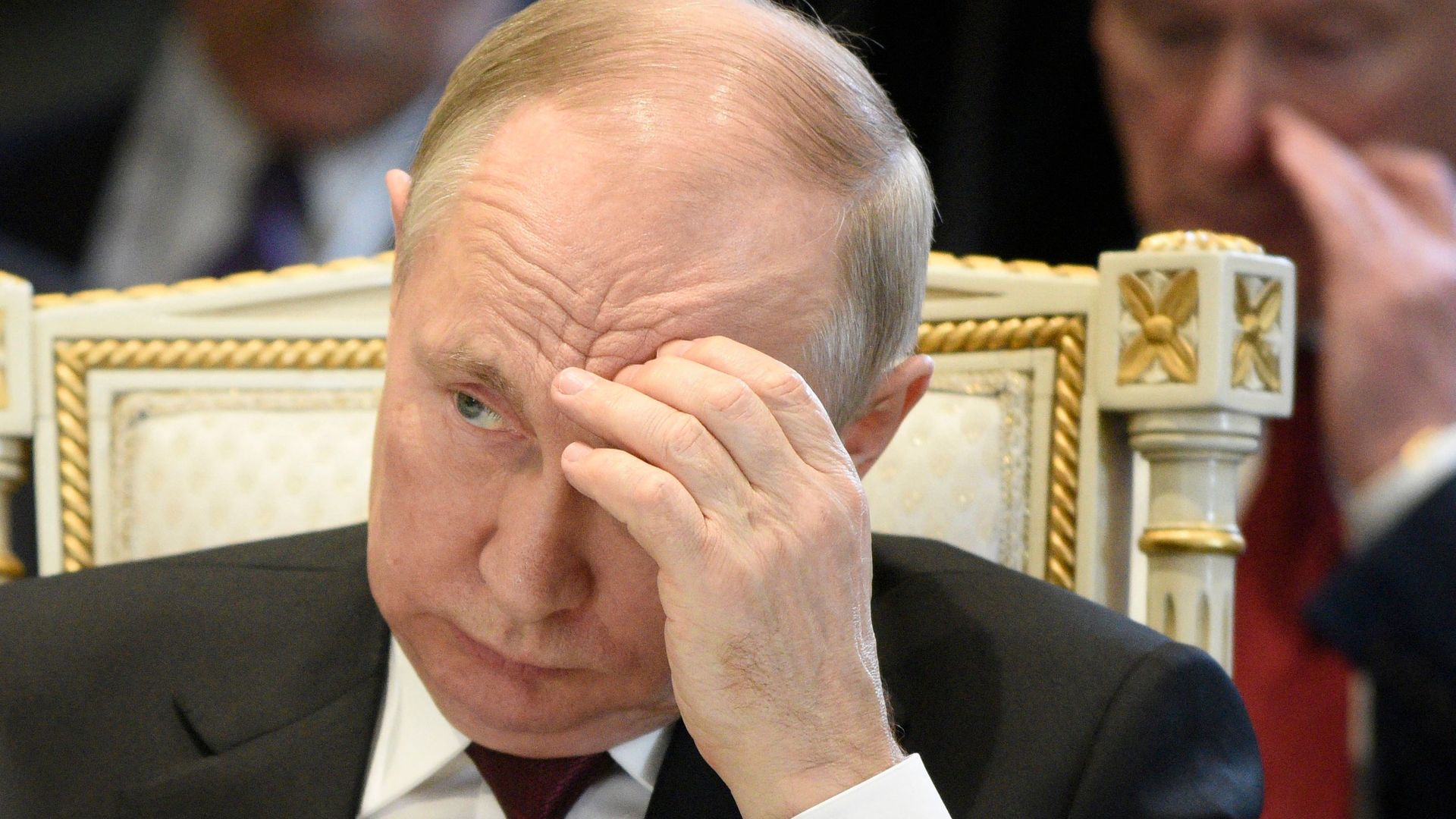 Russian President Vladimir Putin attends the Collective Security Treaty Organization (CSTO) Leaders meeting in Yerevan on November 23, 2022