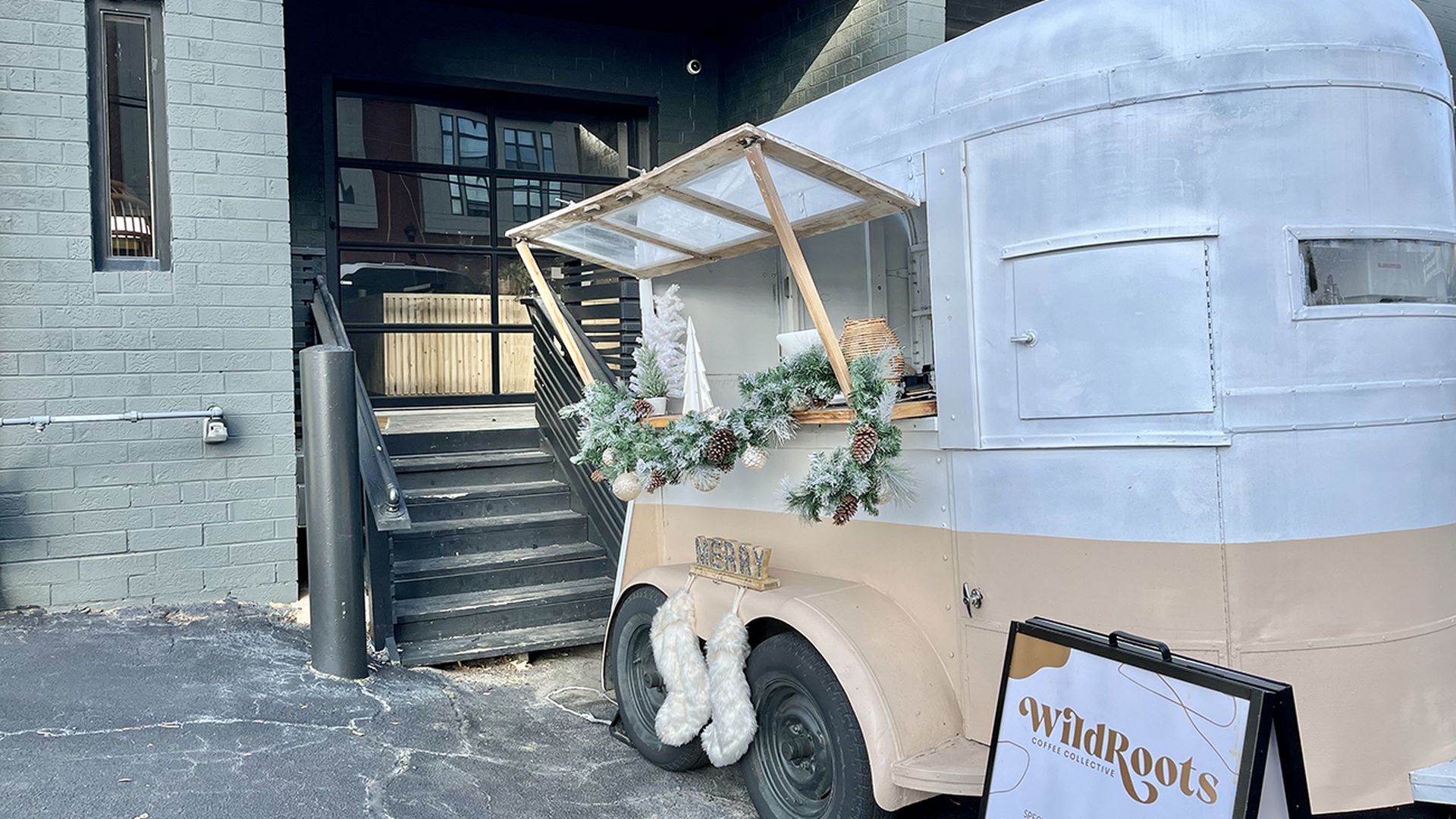 wildroots coffee truck opens a permanent shop