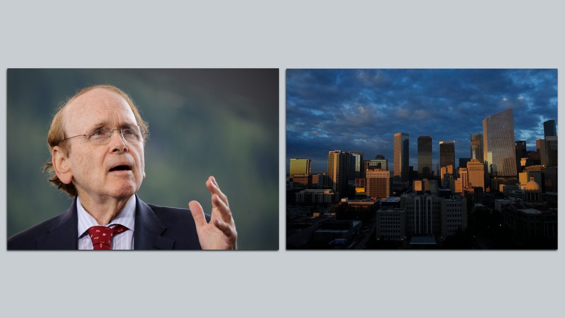 Dan Yergin/Houston skyline