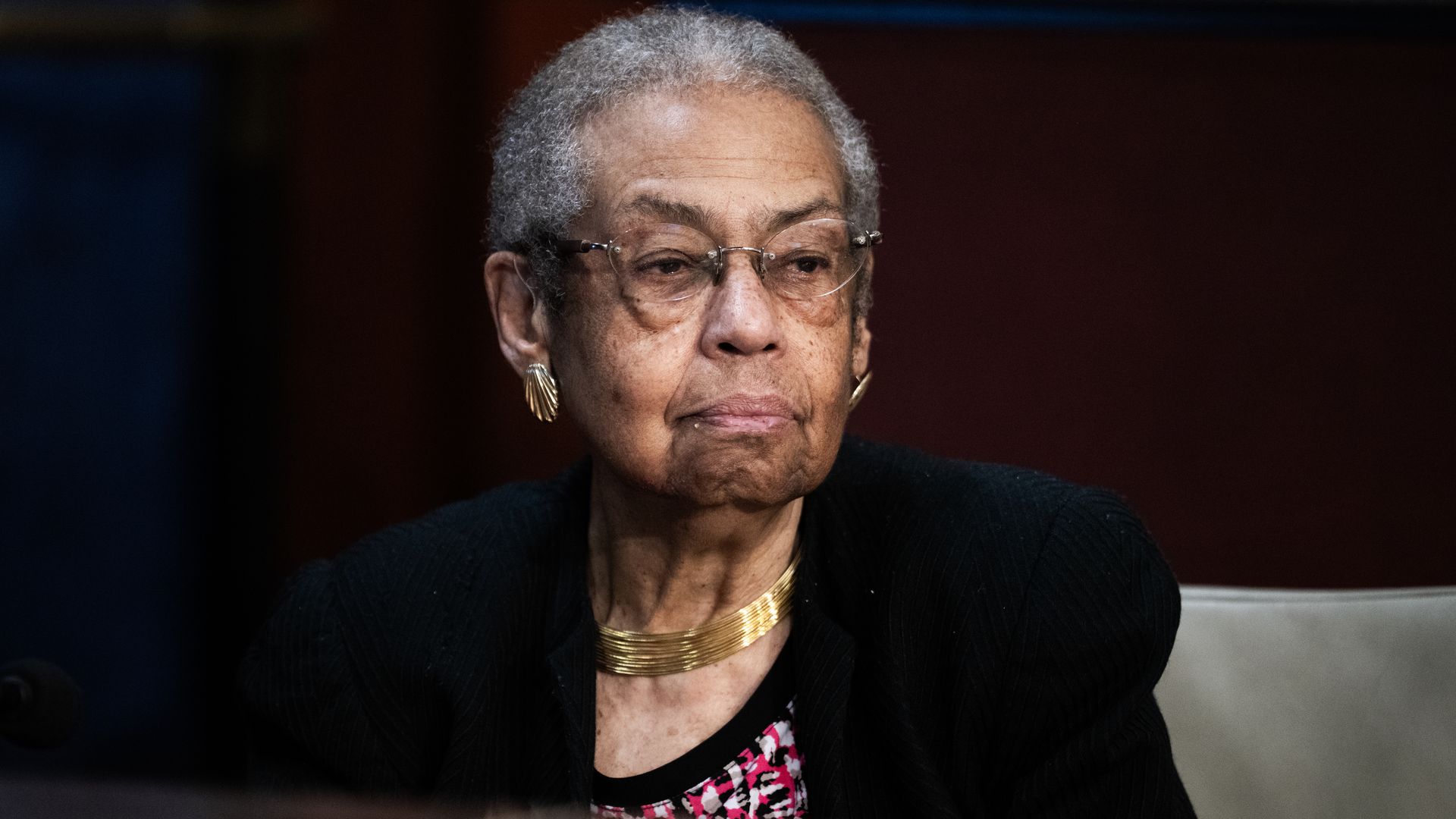 Eleanor Holmes Norton in a hearing room
