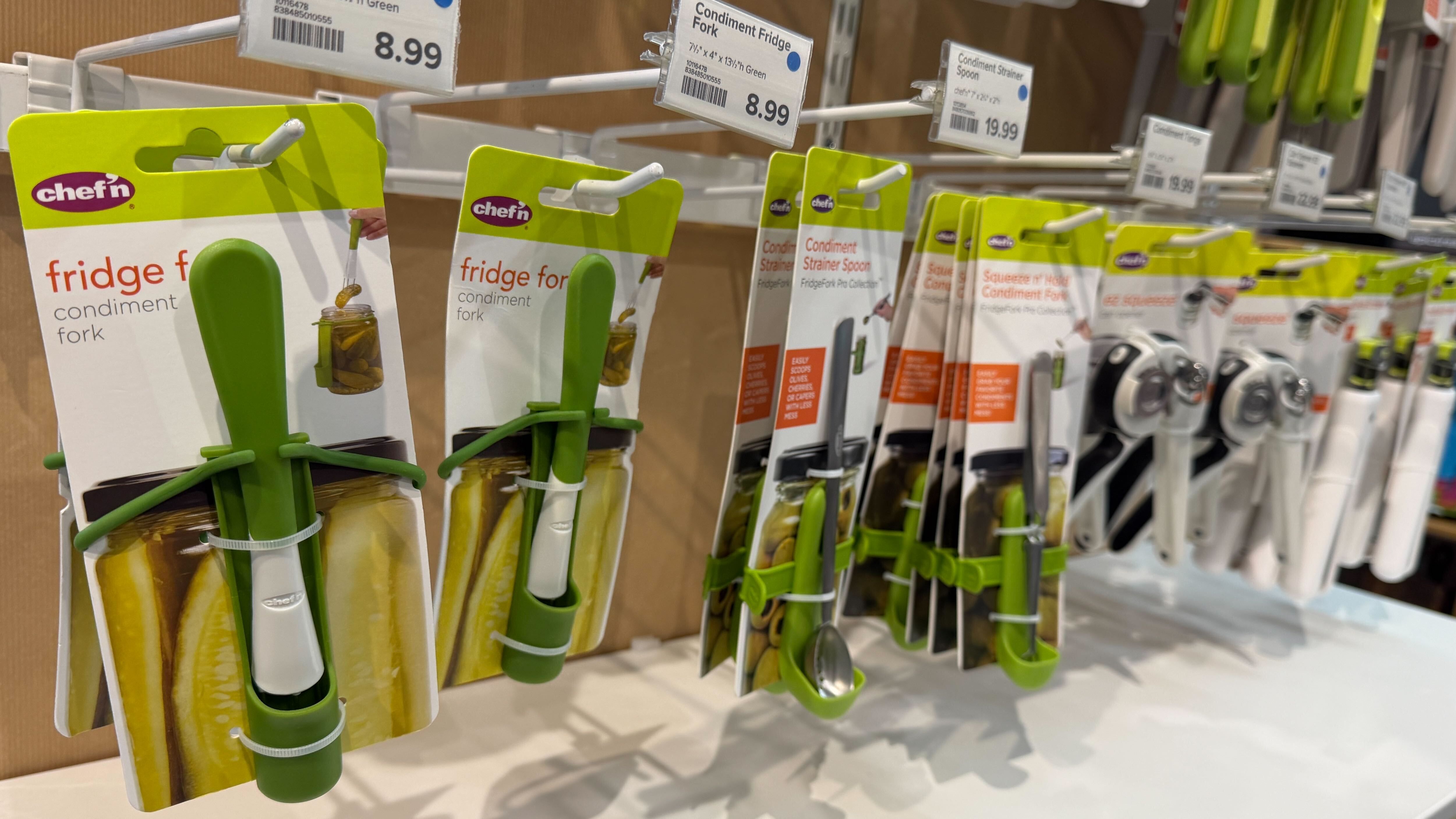 The Container Store x Bed Bath & Beyond's "gadget wall."