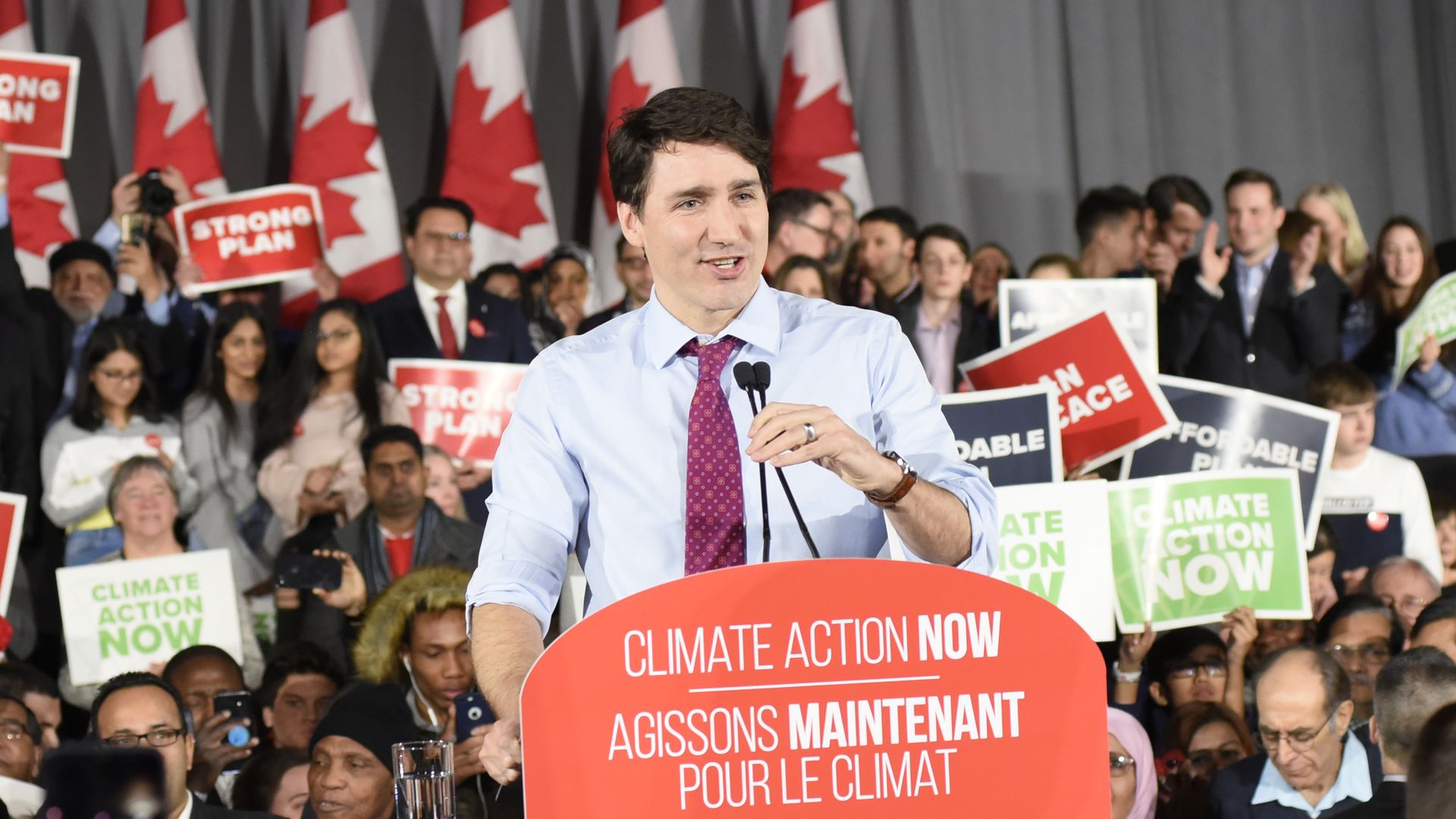 Trudeau heckled during climate speech after second minister resigns - Axios1920 x 1080