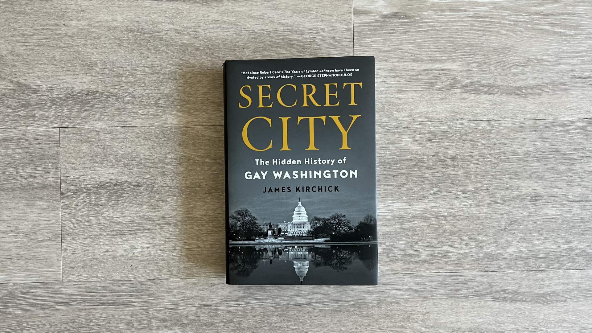 A picture of the book “Secret City: The Hidden History of Gay Washington.”