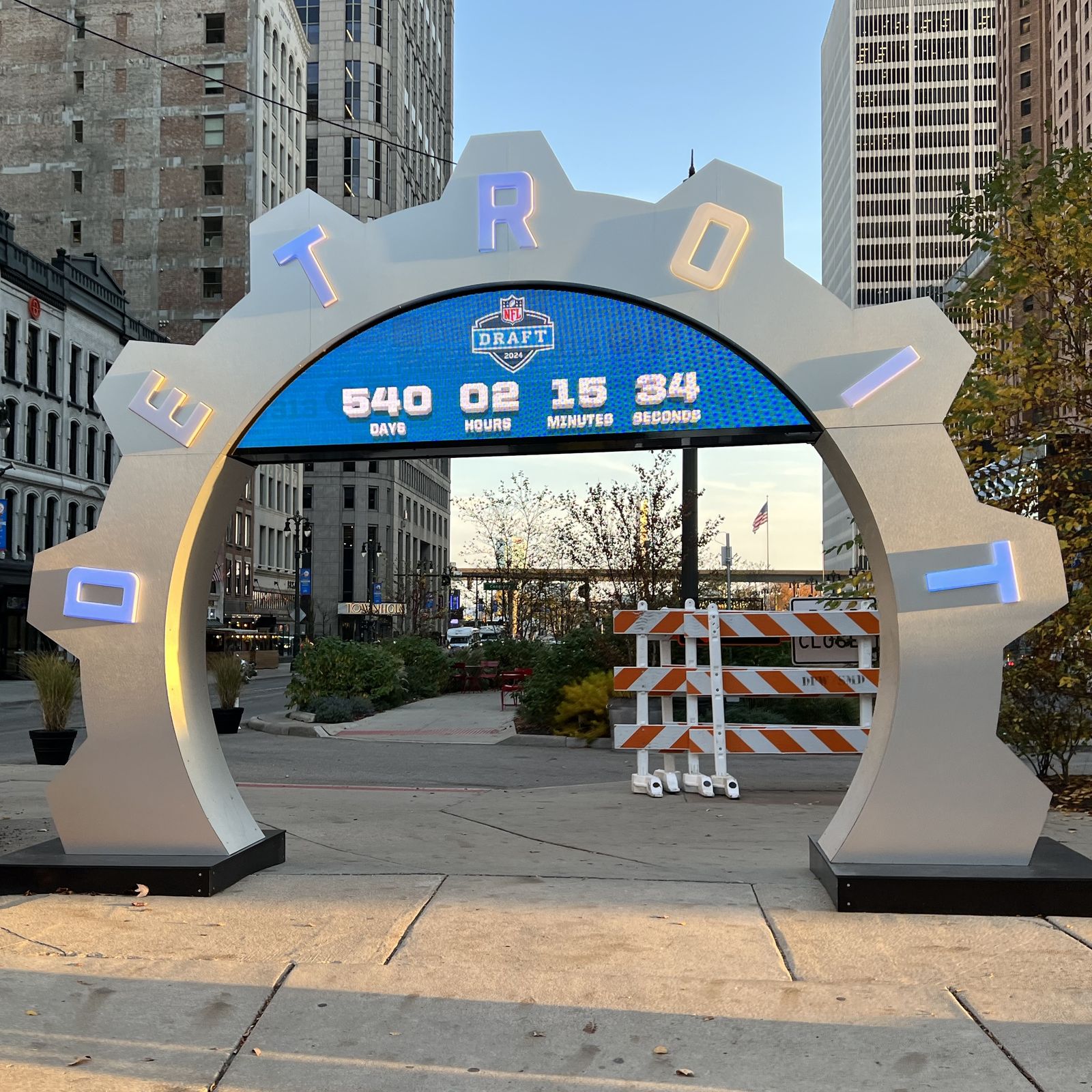 Inside Detroit's 742 day countdown clock - Axios Detroit