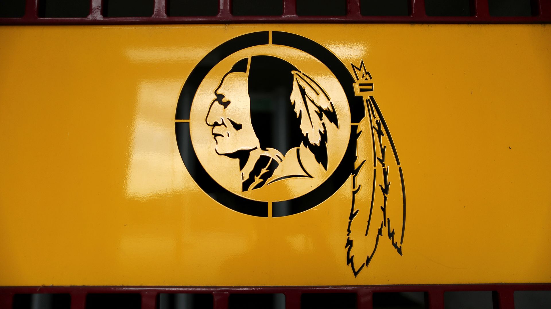 The NFL's Washington Redskin's logo.