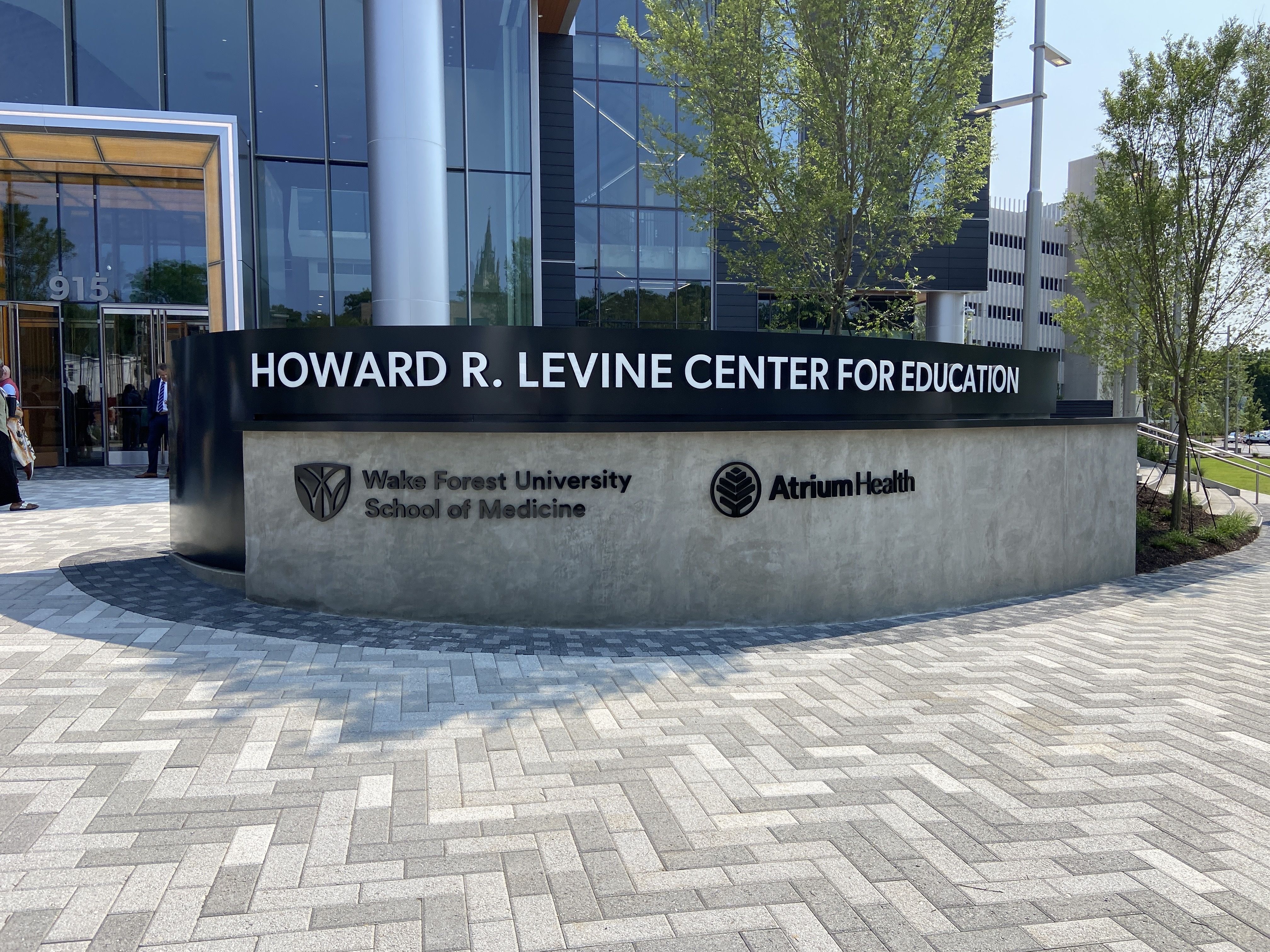 Howard R. Levine Center for Education sign.