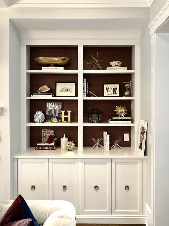 Style Hostess Home Tour built ins