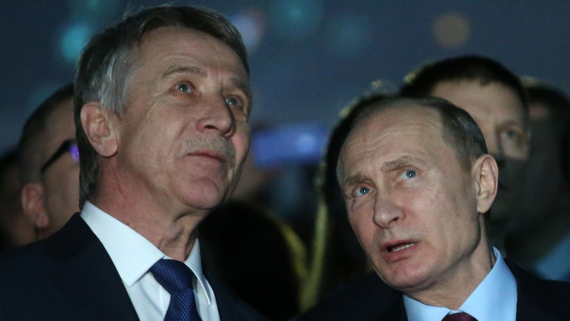 Leonid Michelson and Vladimir Putin