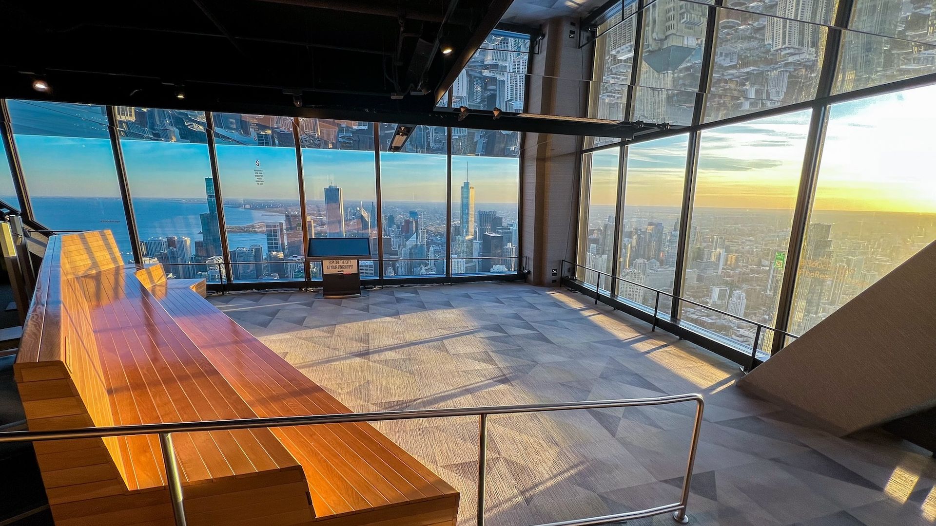 room with windows in a high rise