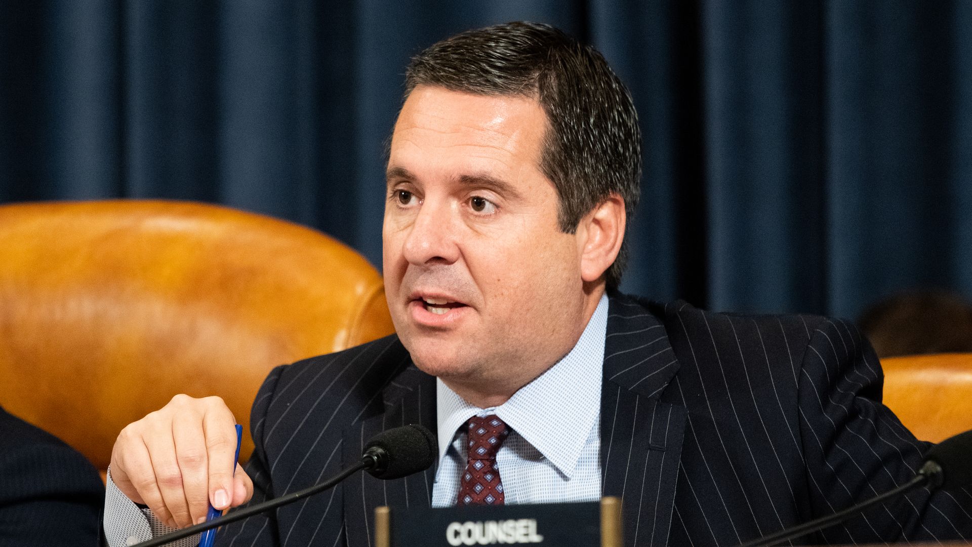Rep. Devin Nunes (R-CA) attends the Open Hearings on the Impeachment of President Donald Trump of the House Intelligence Committee in Washington.