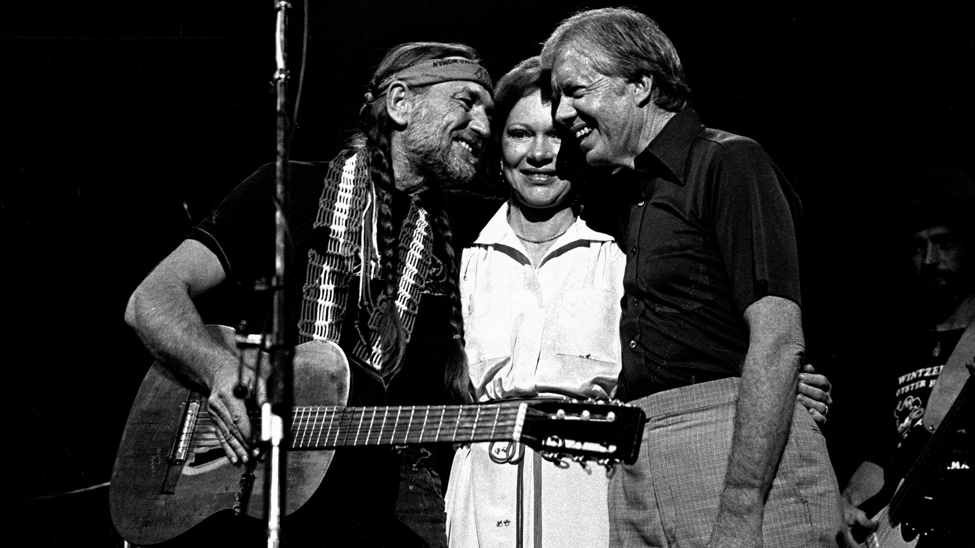 Willie Nelson, Rosalynn and Jimmy Carter