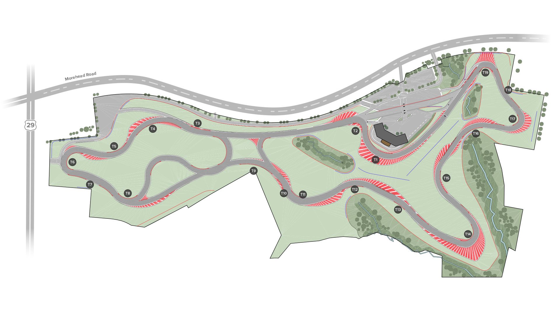 Map of the course.