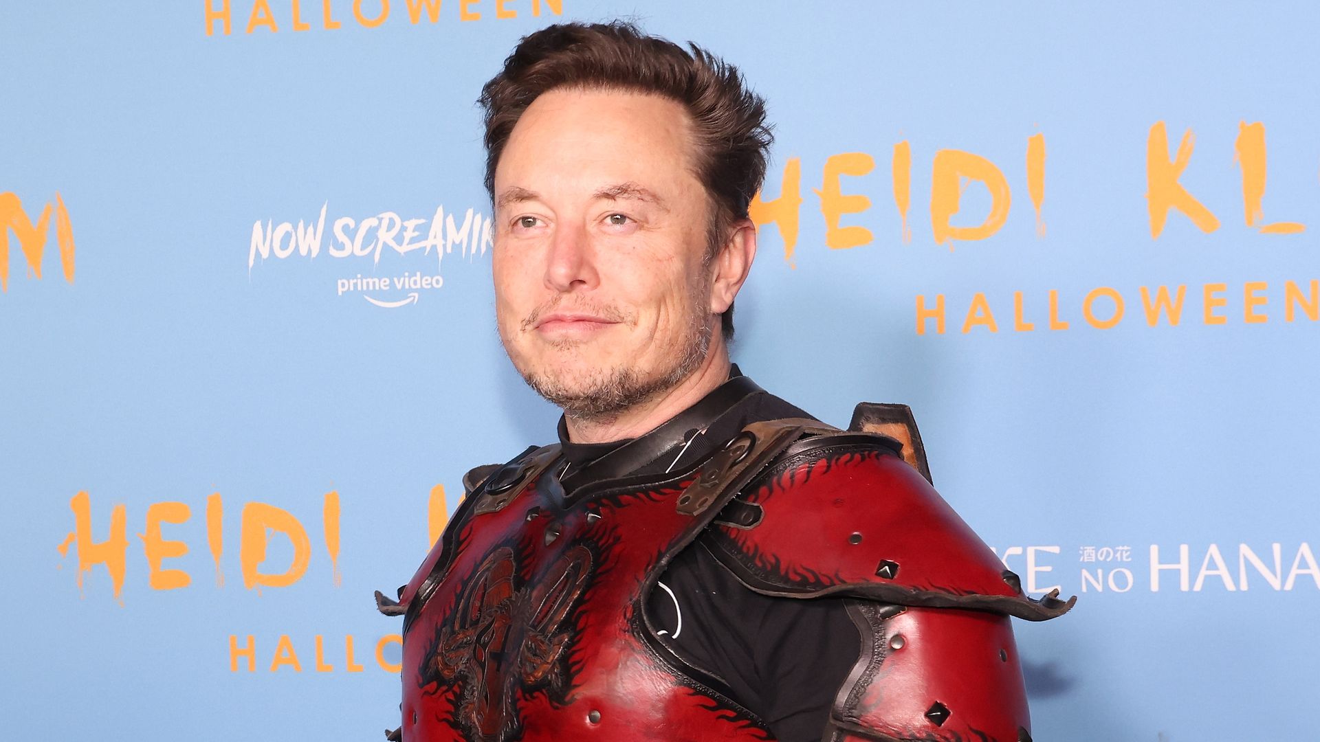 Elon Musk attends Heidi Klum's 2022 Hallowe'en Party at Sake No Hana at Moxy LES on October 31, 2022.