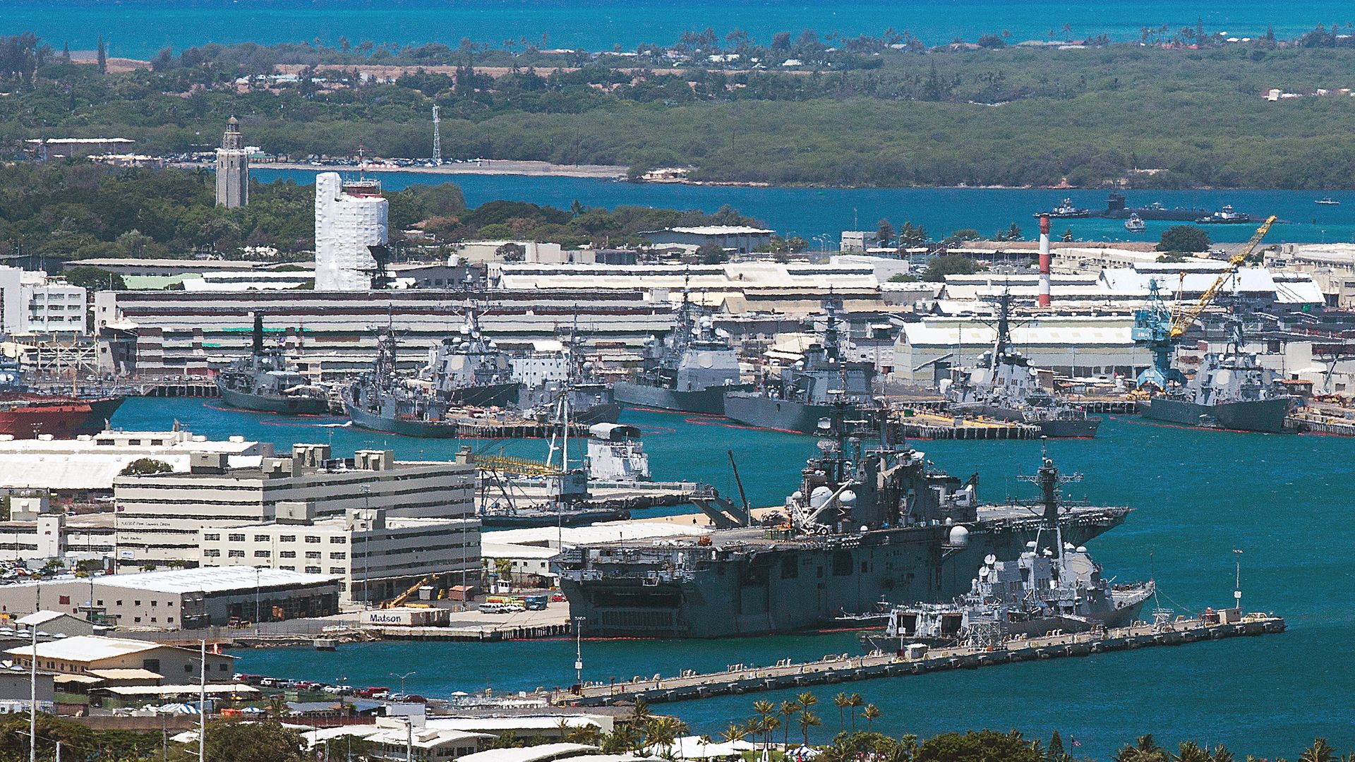 Joint Base Pearl Harbor-Hickam in June, 2012, in Pearl Harbor, Hawaii.