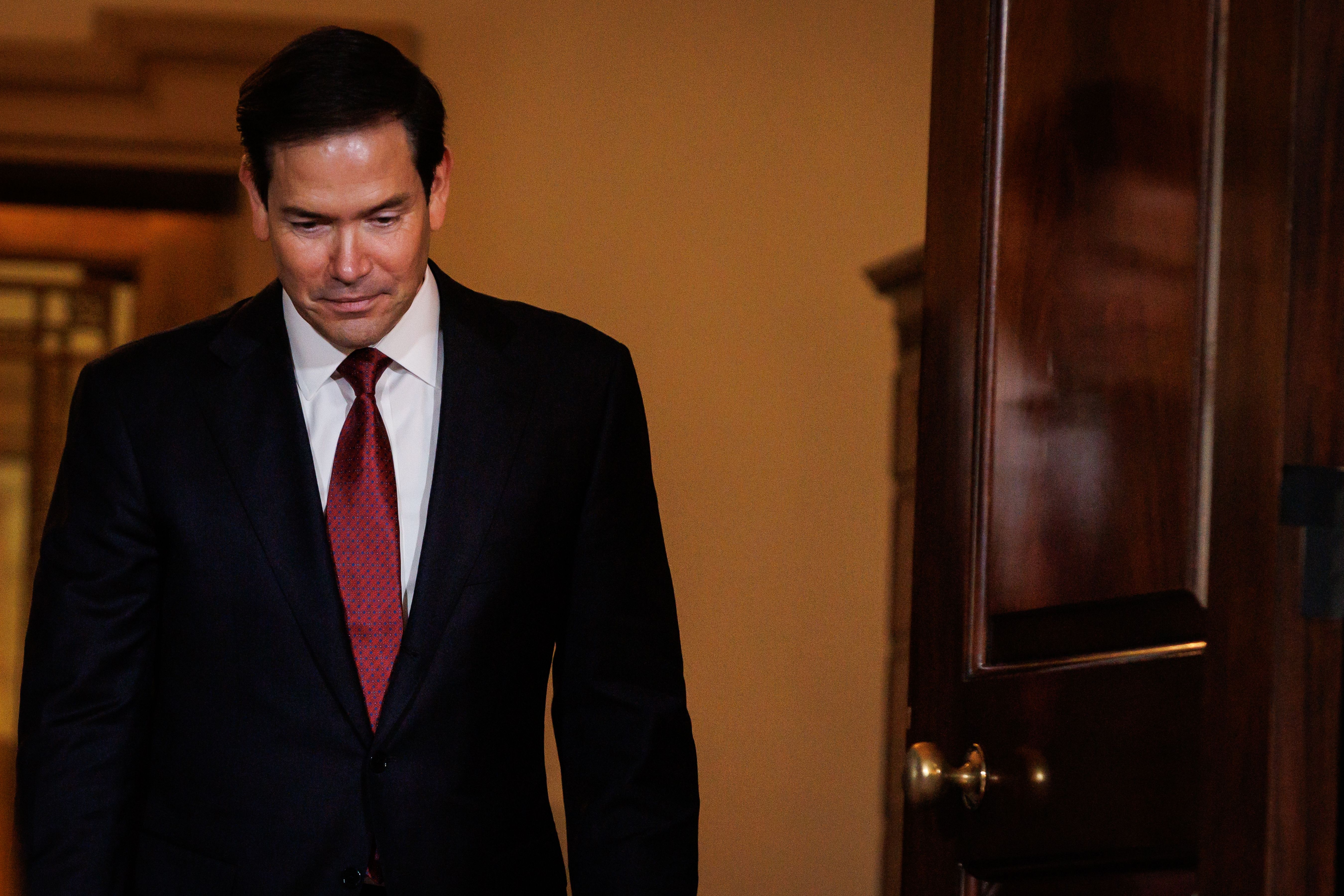 Secretary of State Marco Rubio meets with German Foreign Minister Johann Wadephul in D.C. yesterday.