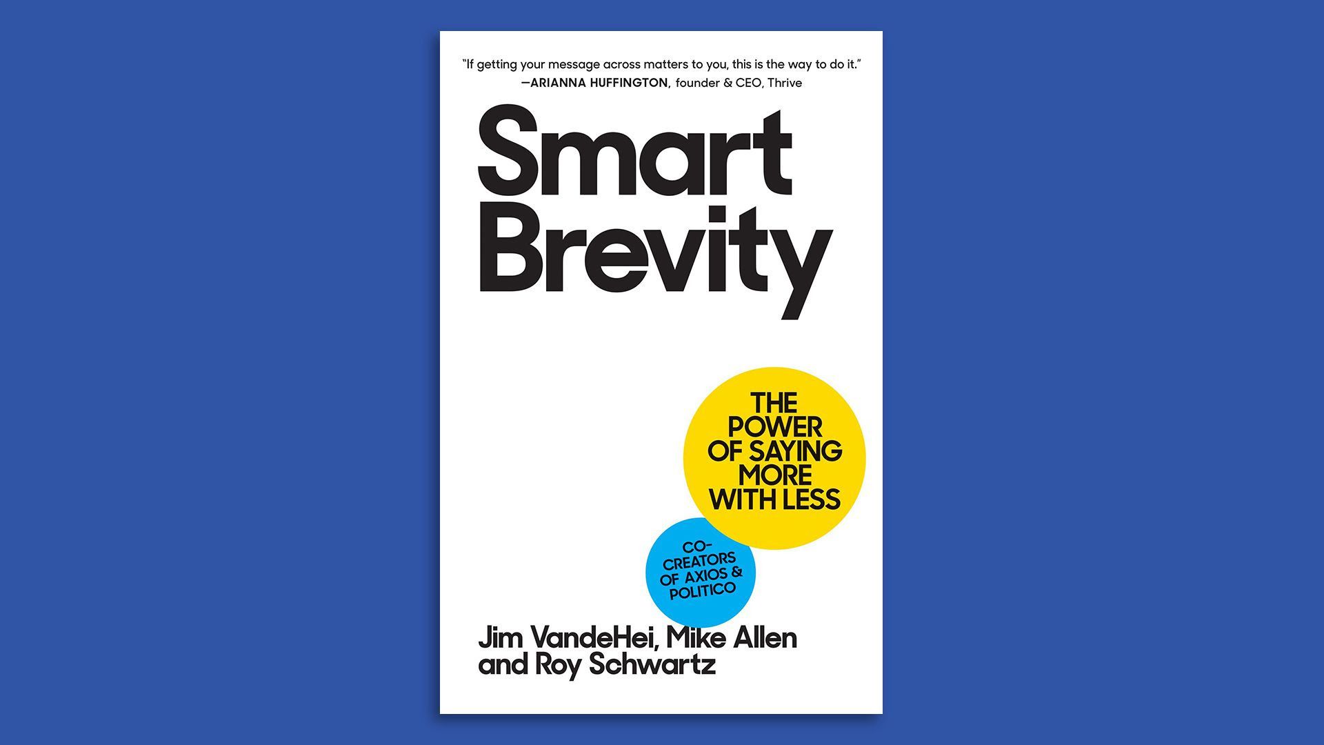 A cover of the book "Smart Brevity"