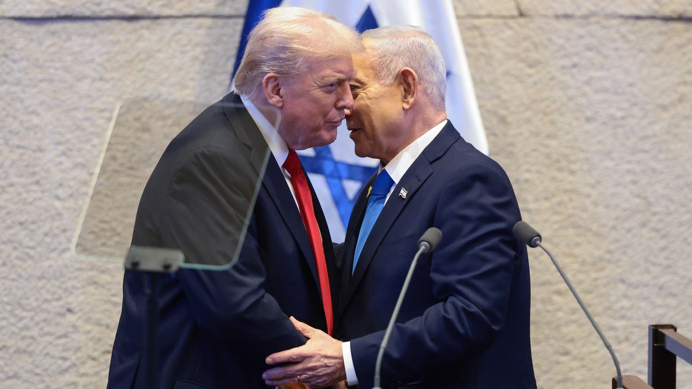 Trump urges pardon for Netanyahu during Gaza address to Knesset