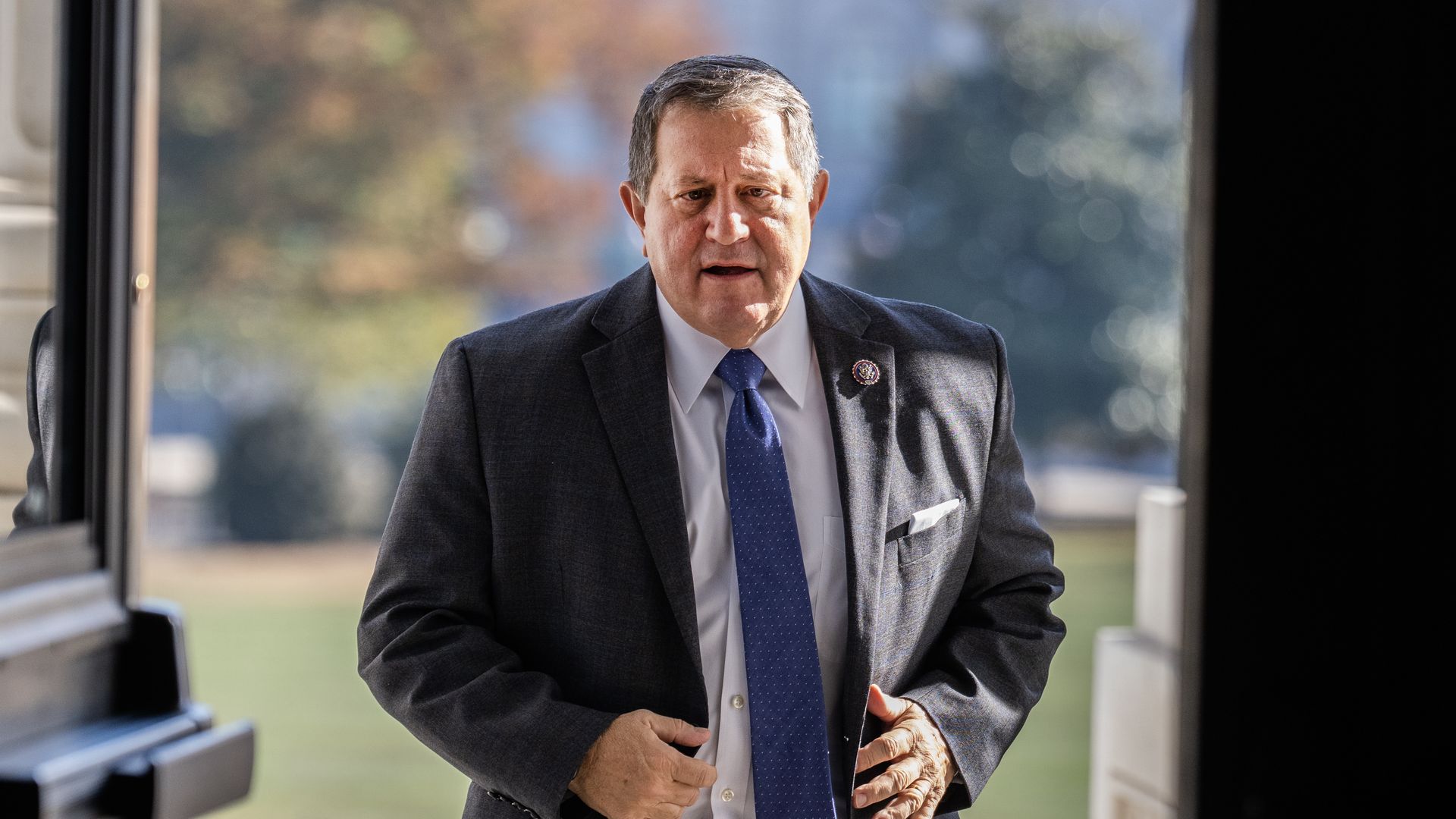 xUNITED STATES - NOVEMBER 9: Rep. Joe Morelle, D-N.Y., arrives to the U.S. Capitol for the last votes of the week on Thursday, November 9, 2023. (Tom Williams/CQ-Roll Call, Inc via Getty Images)