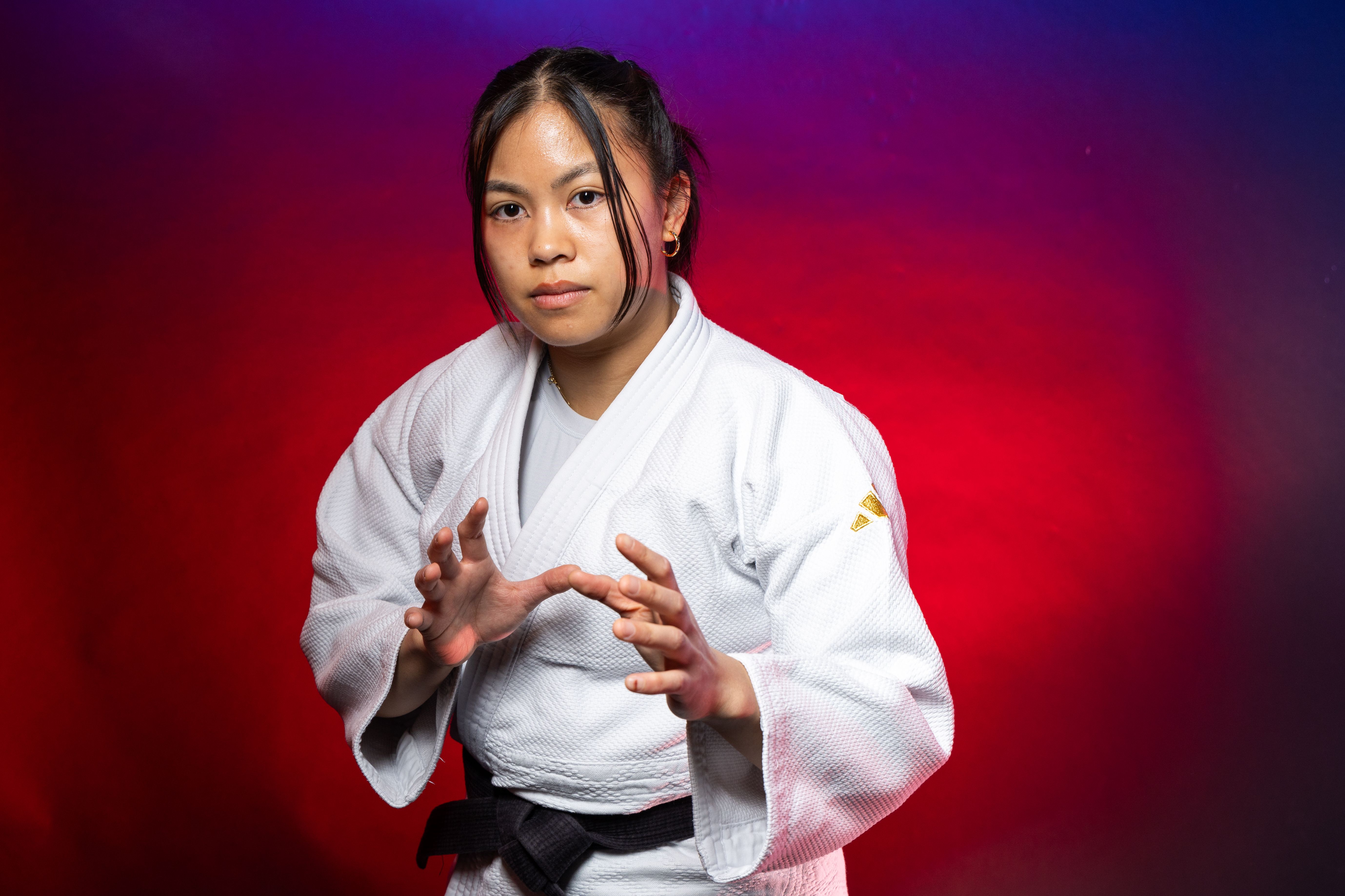 Para judo athlete Liana Mutia poses for a portrait during the 2024 Team USA Media Summit at Marriott Marquis Hotel on April 15, 2024 in New York City. (Photo by Mike Coppola/Getty Images)