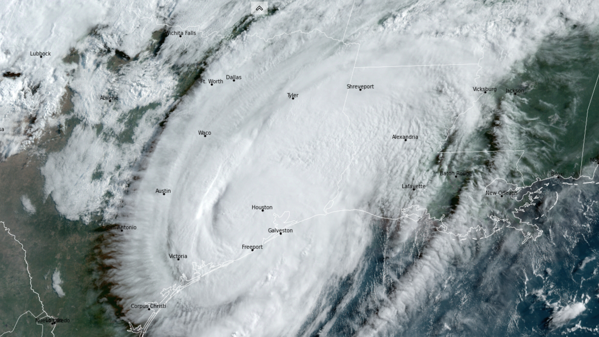 Satellite image of Beryl