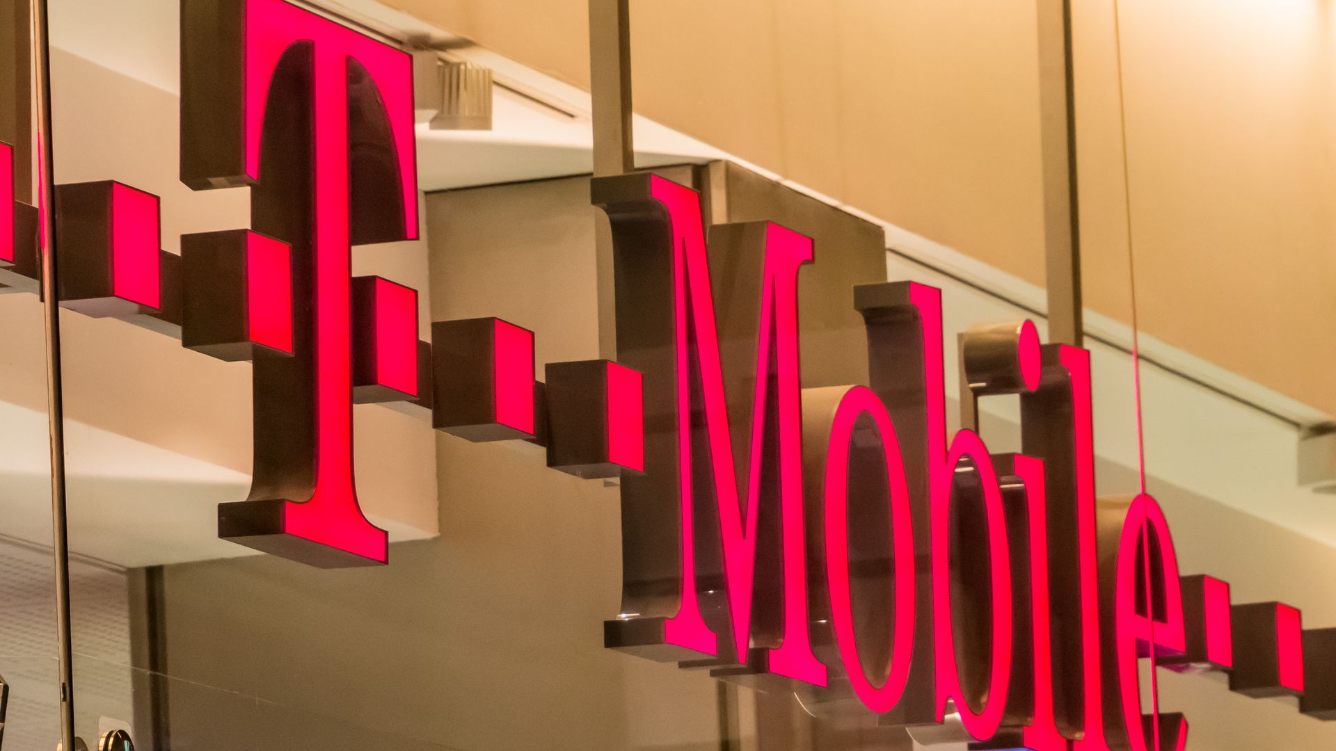 T-Mobile logo.