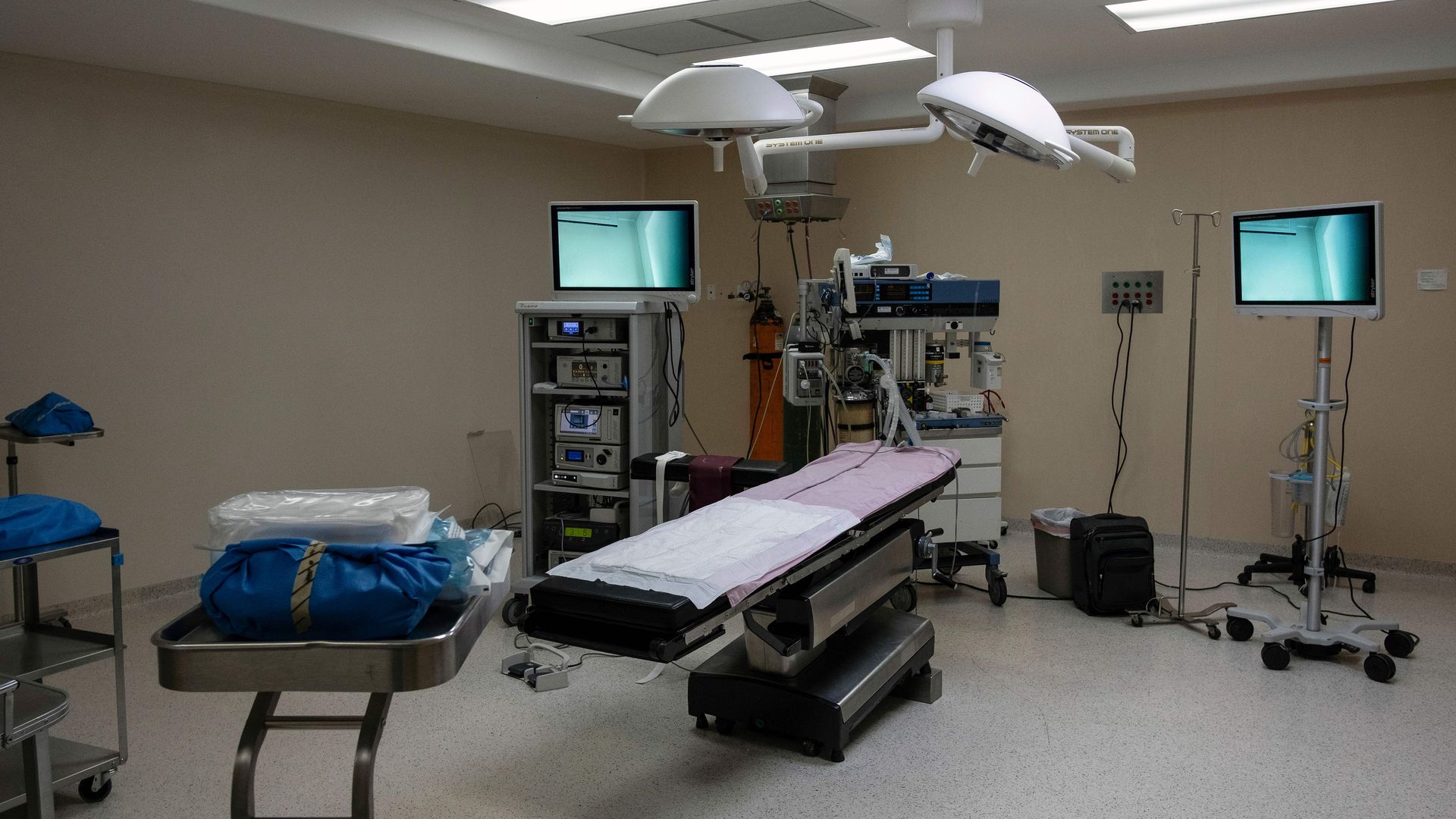 A surgery room. 