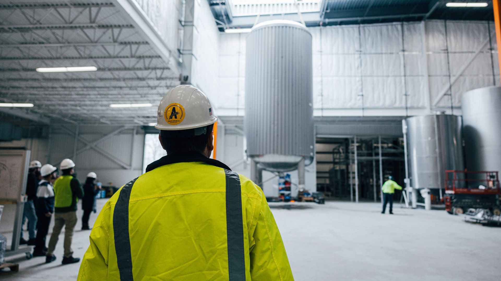 Athletic Brewing Company's new Milford, Conn. facility.