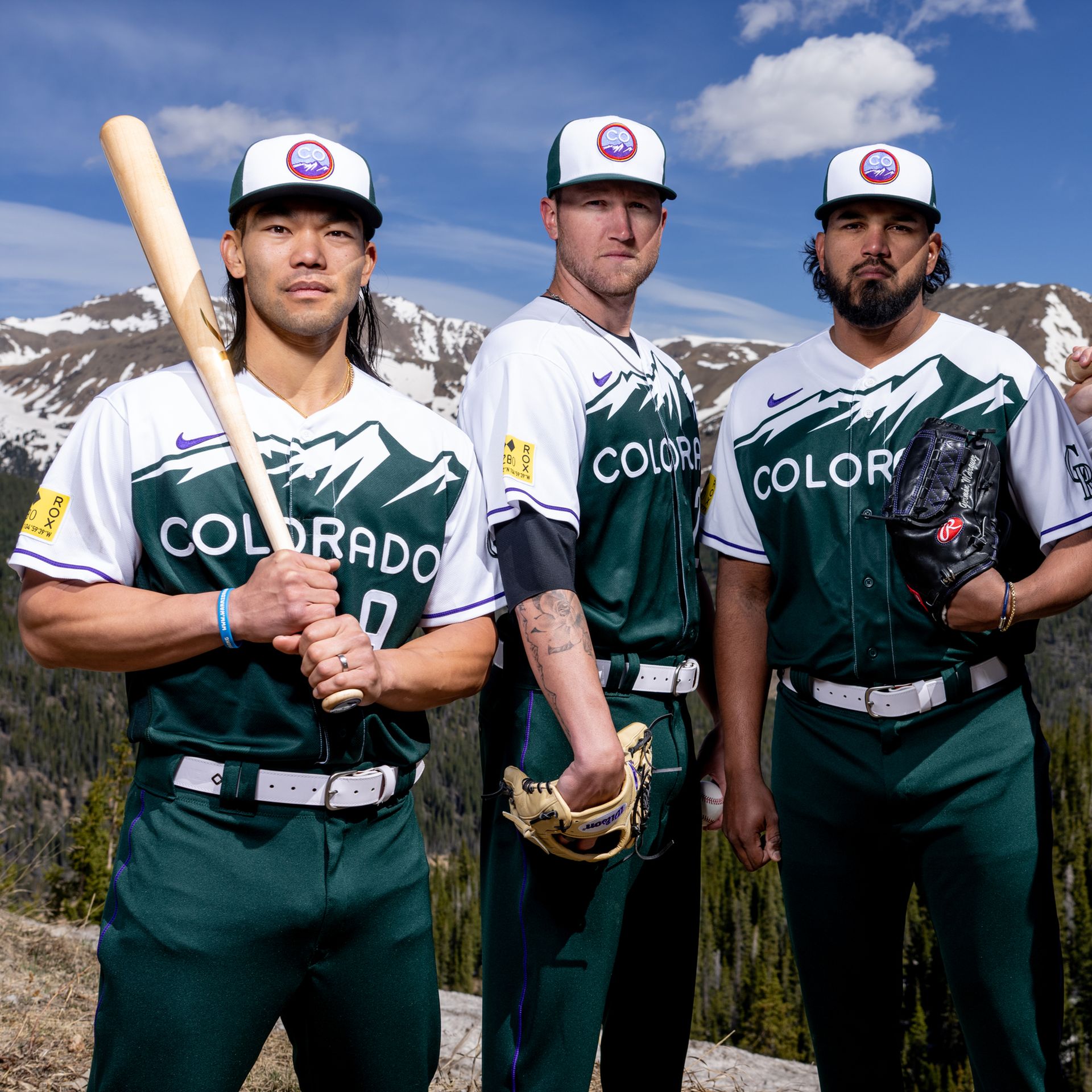 Rockies unveil new uniform - Axios Denver