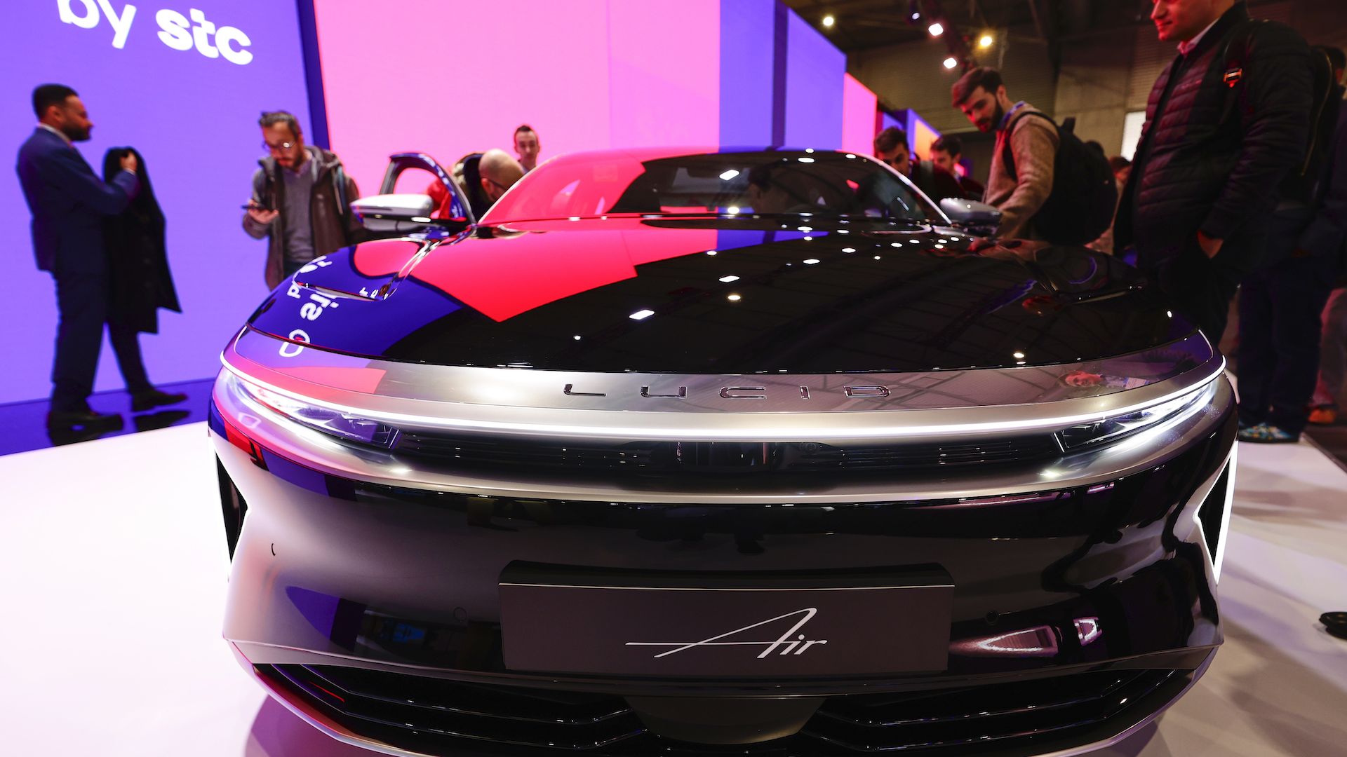 Photo of the Lucid Air electric sedan