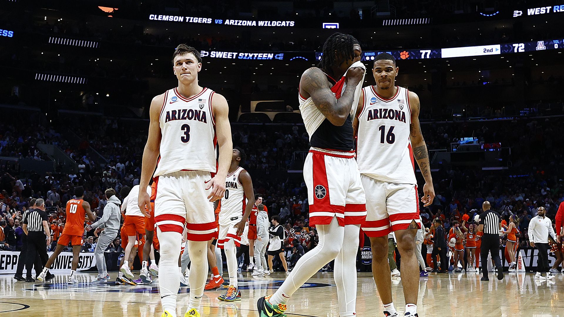 Offense falls flat as Arizona Wildcats lose to Clemson in Sweet 16 - Axios  Phoenix