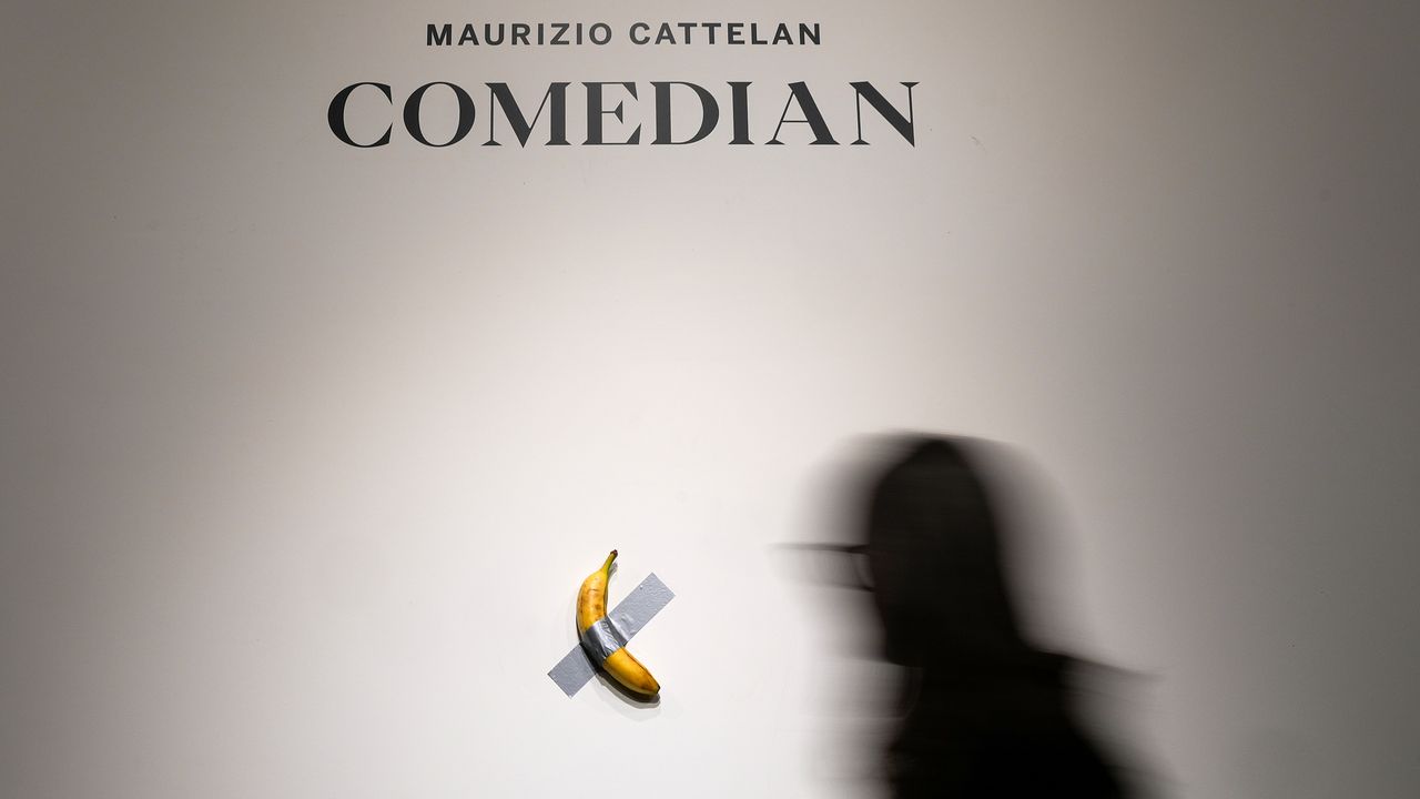 $6.24 million sale for a banana taped to a wall