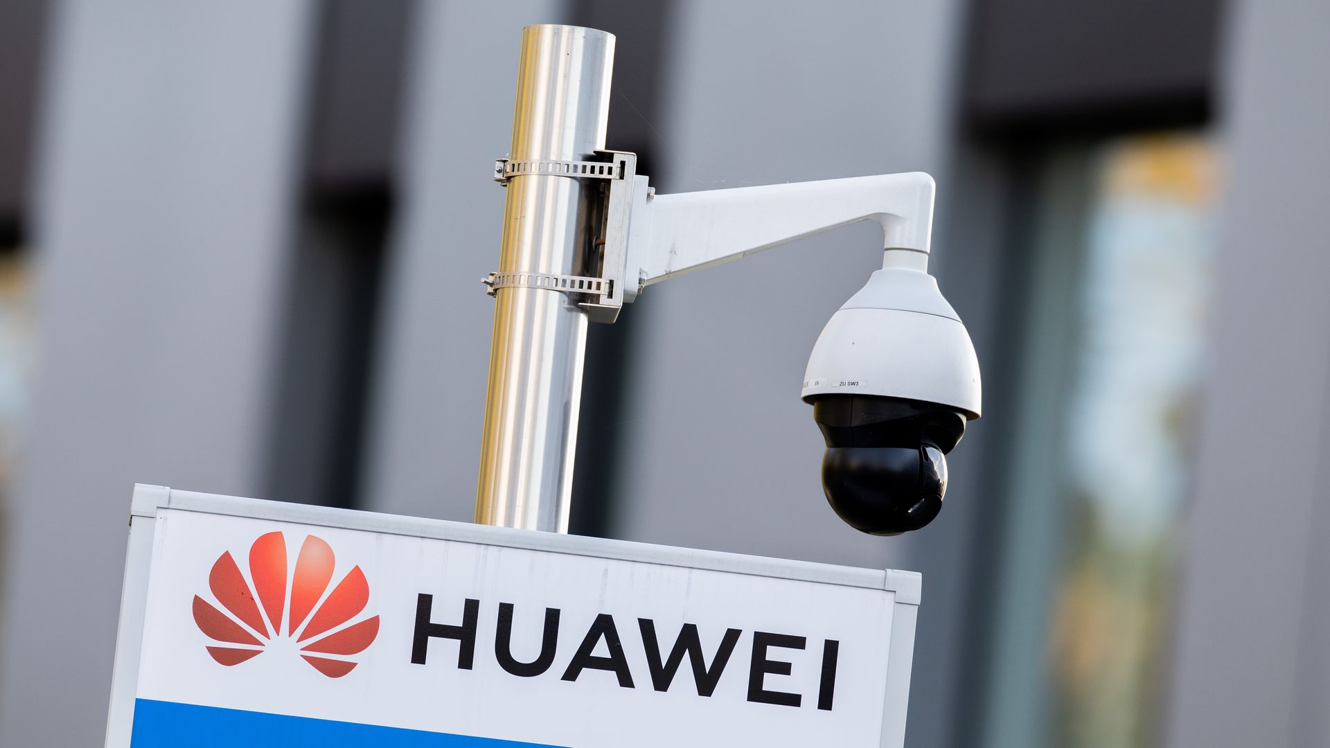 Photo of a Huawei headquarters sign