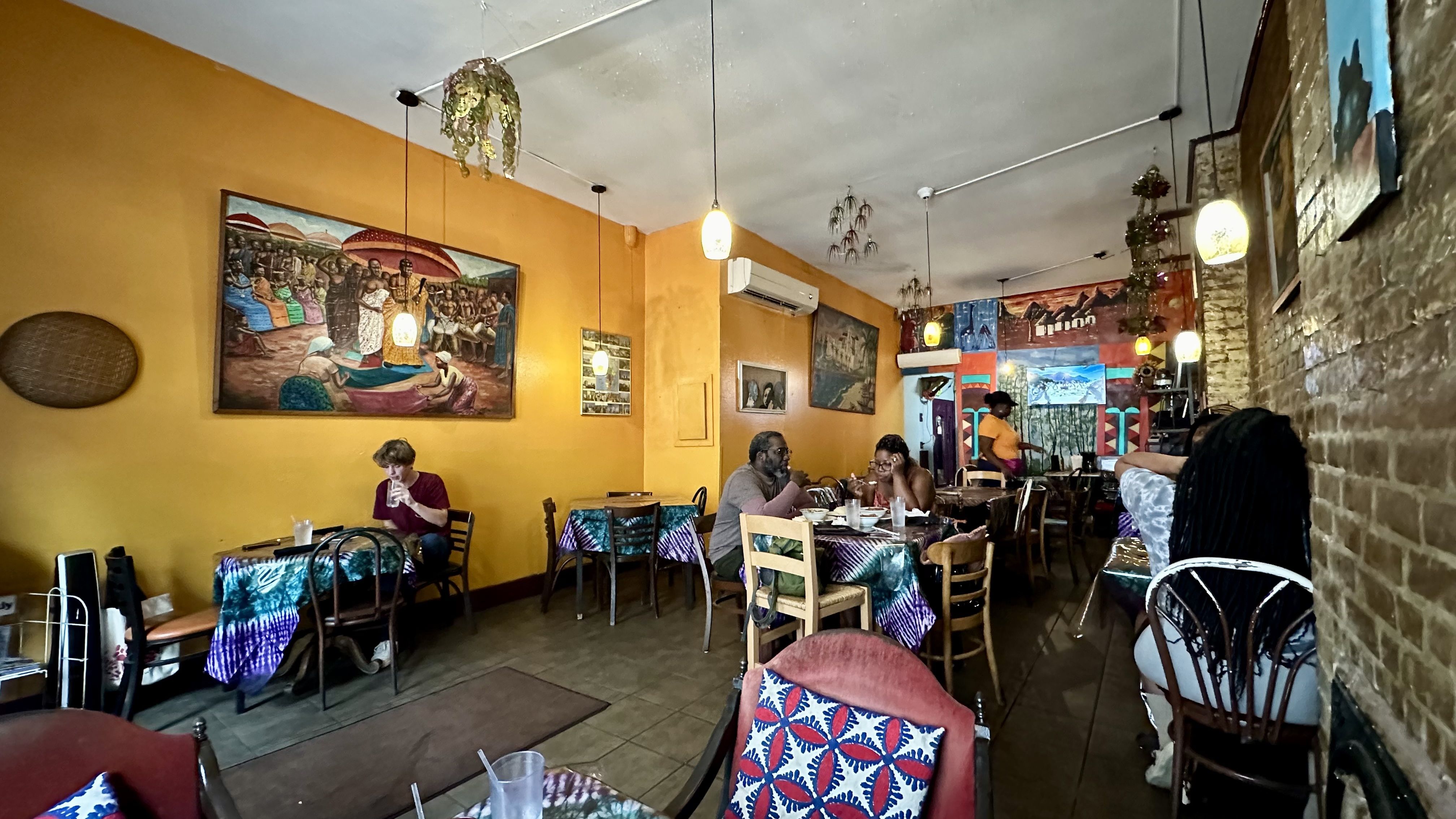 Photo shows the inside of Bennachin.