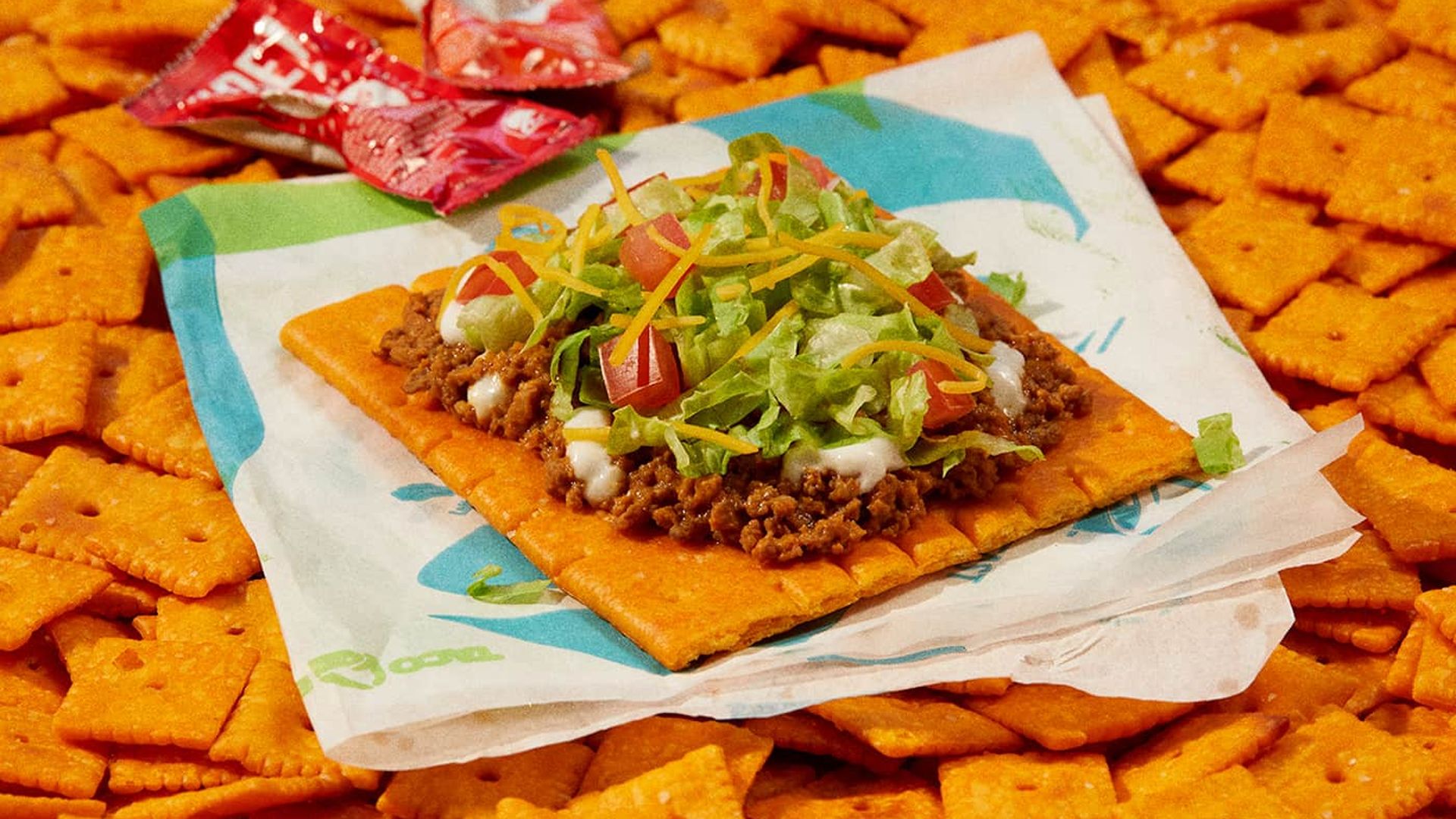 The Taco Bell Big Cheez-It Tostada.