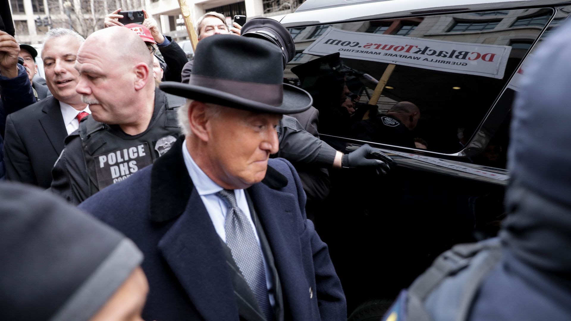 Roger Stone in February. 