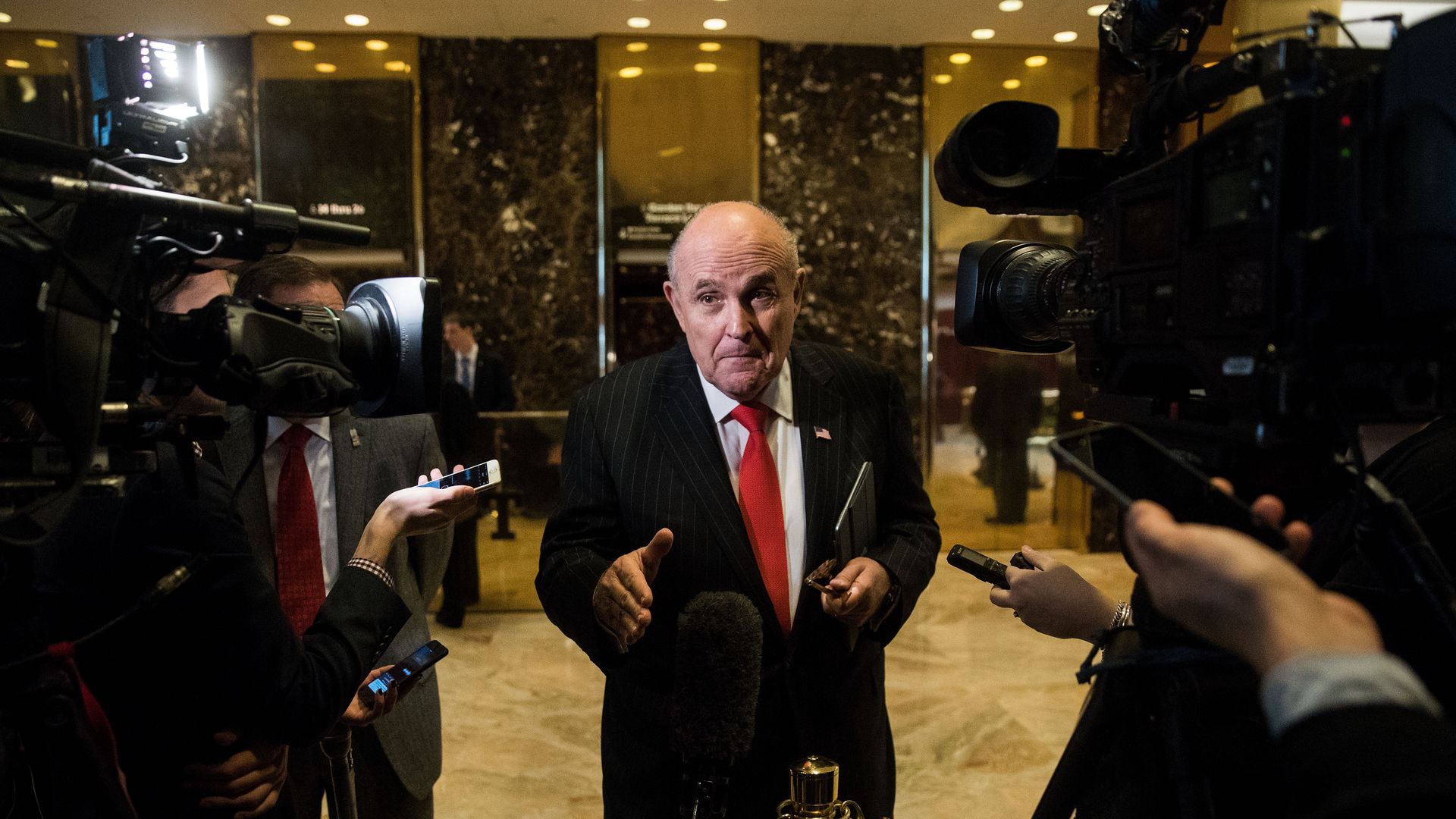 Former New York City Mayor and Trump attorney, Rudy Giuliani 