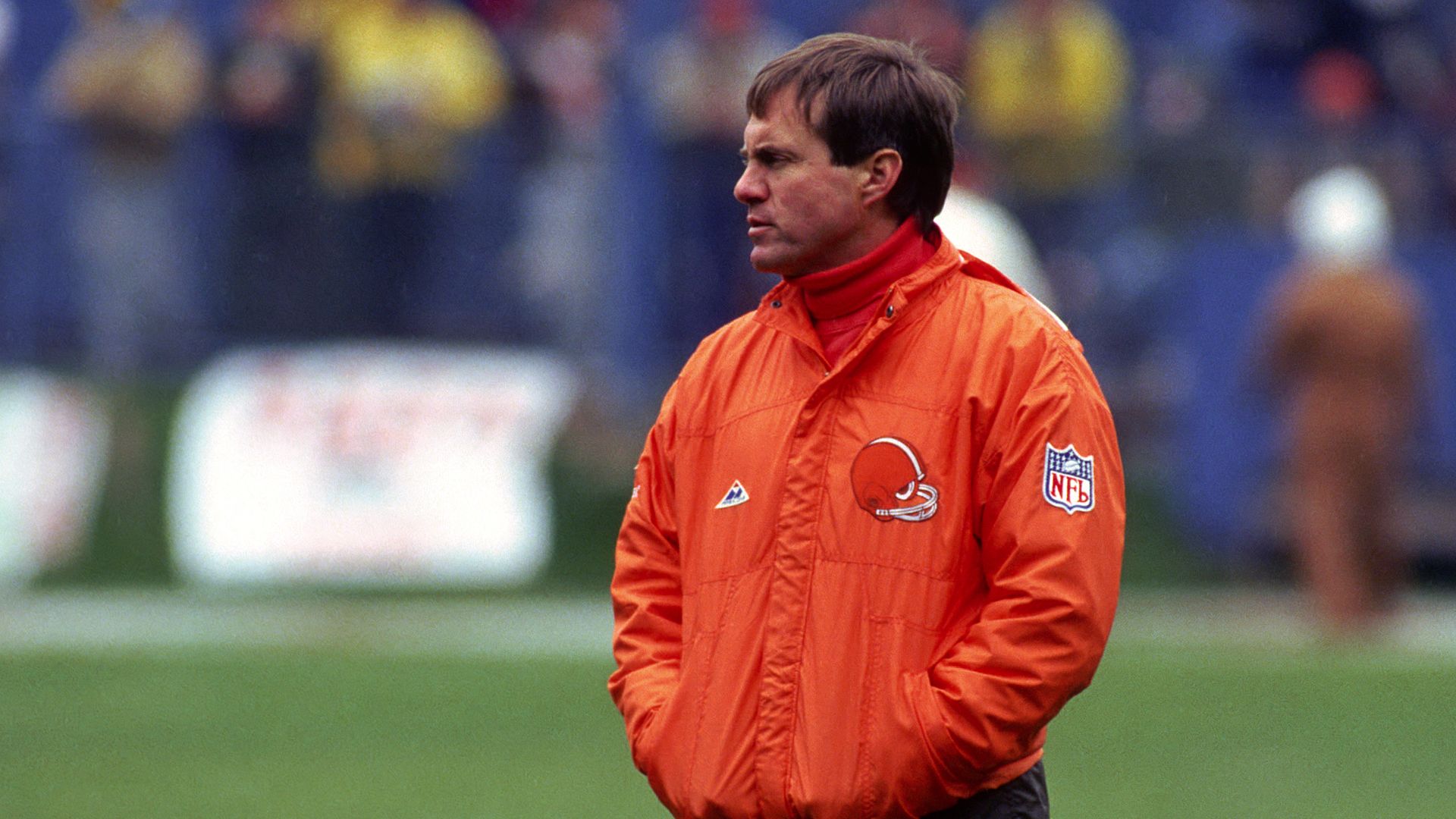 Bill Belichick during his Cleveland Browns tenure