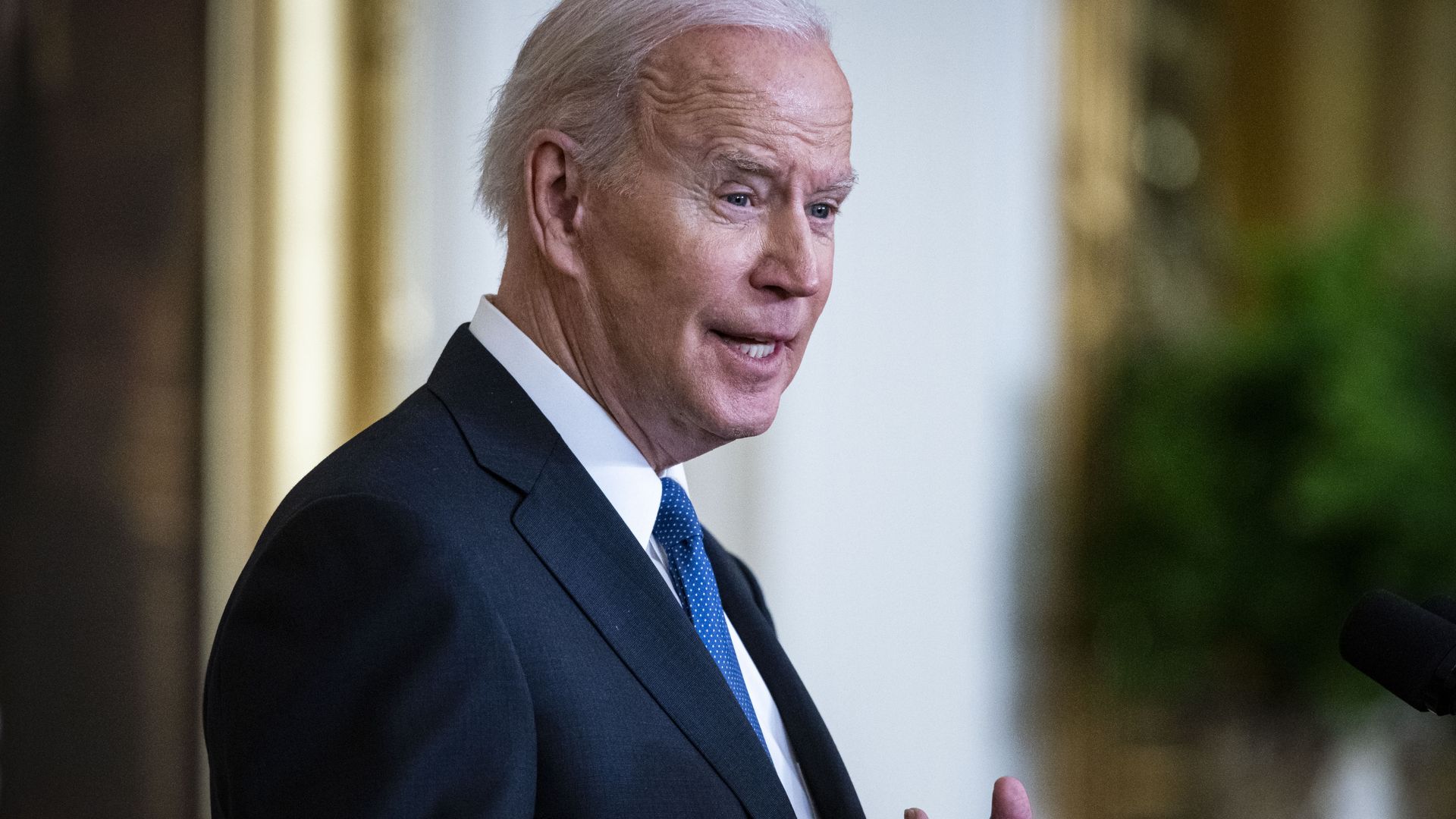 President Joe Biden speaks about the Affordable Care Act.