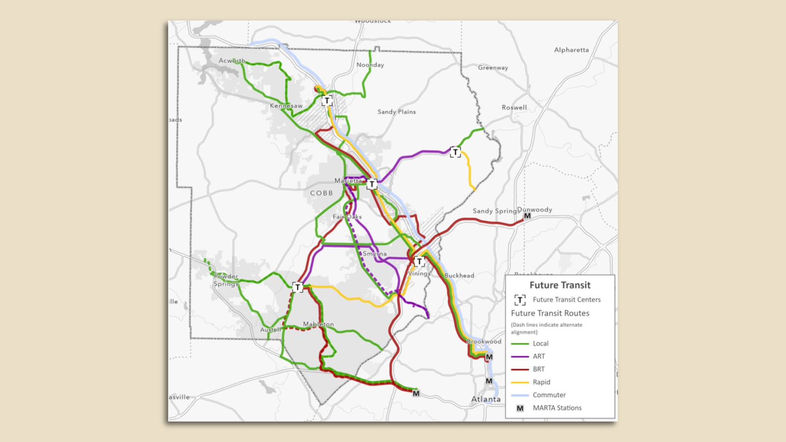 Cobb County approves transit tax project list Axios Atlanta