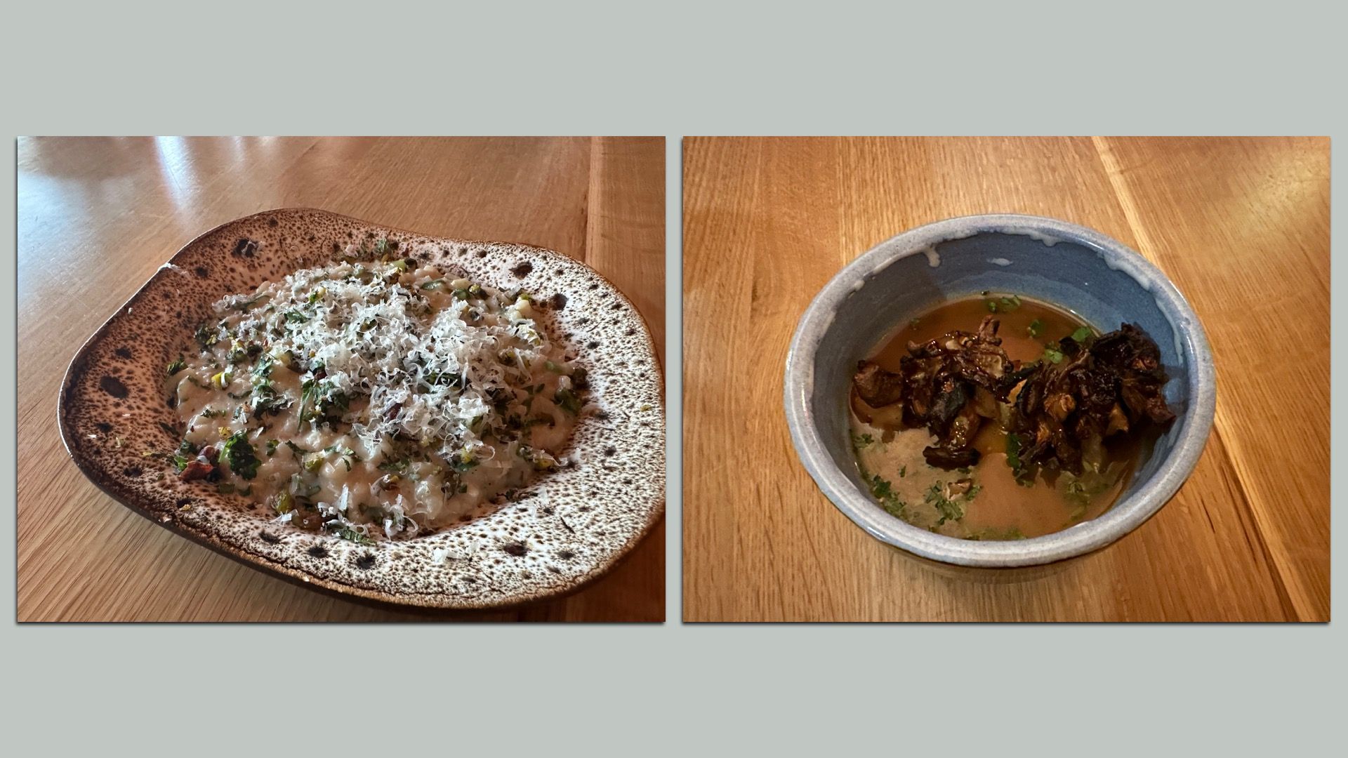 photos of two dishes
