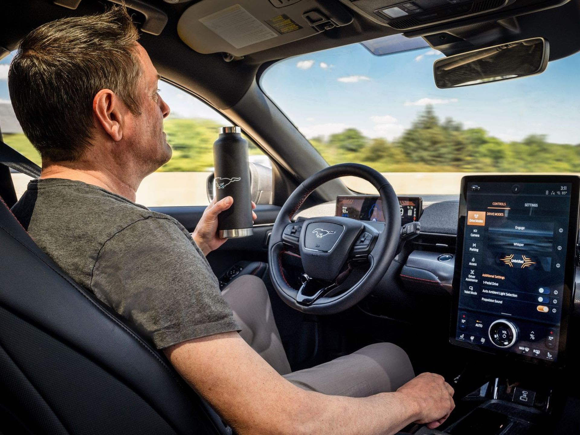 Ford mustang mach e self driving discount