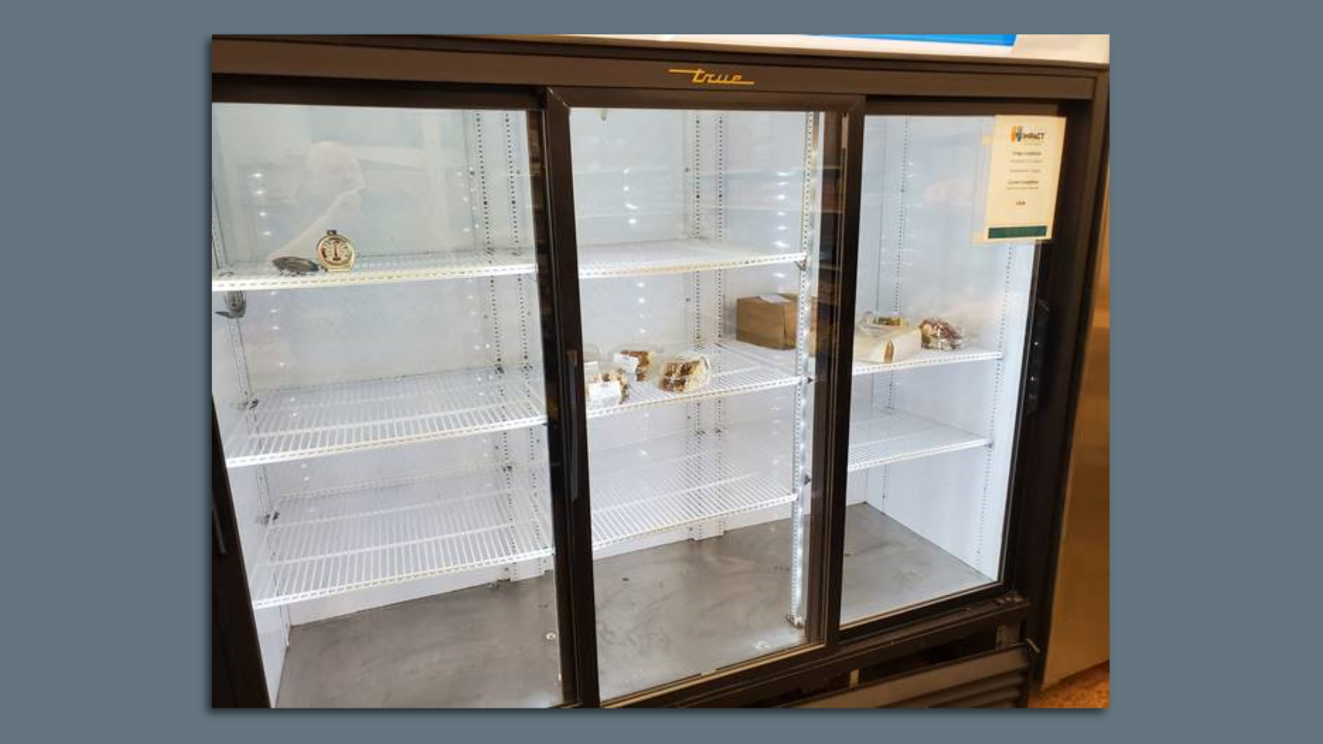 A photo of a food cooler.